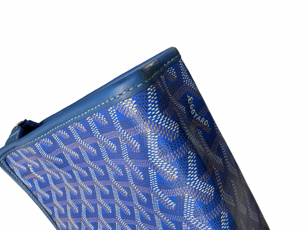 Goyard Goyardine Jouvance Toiletry Pouch Sky Blue MM