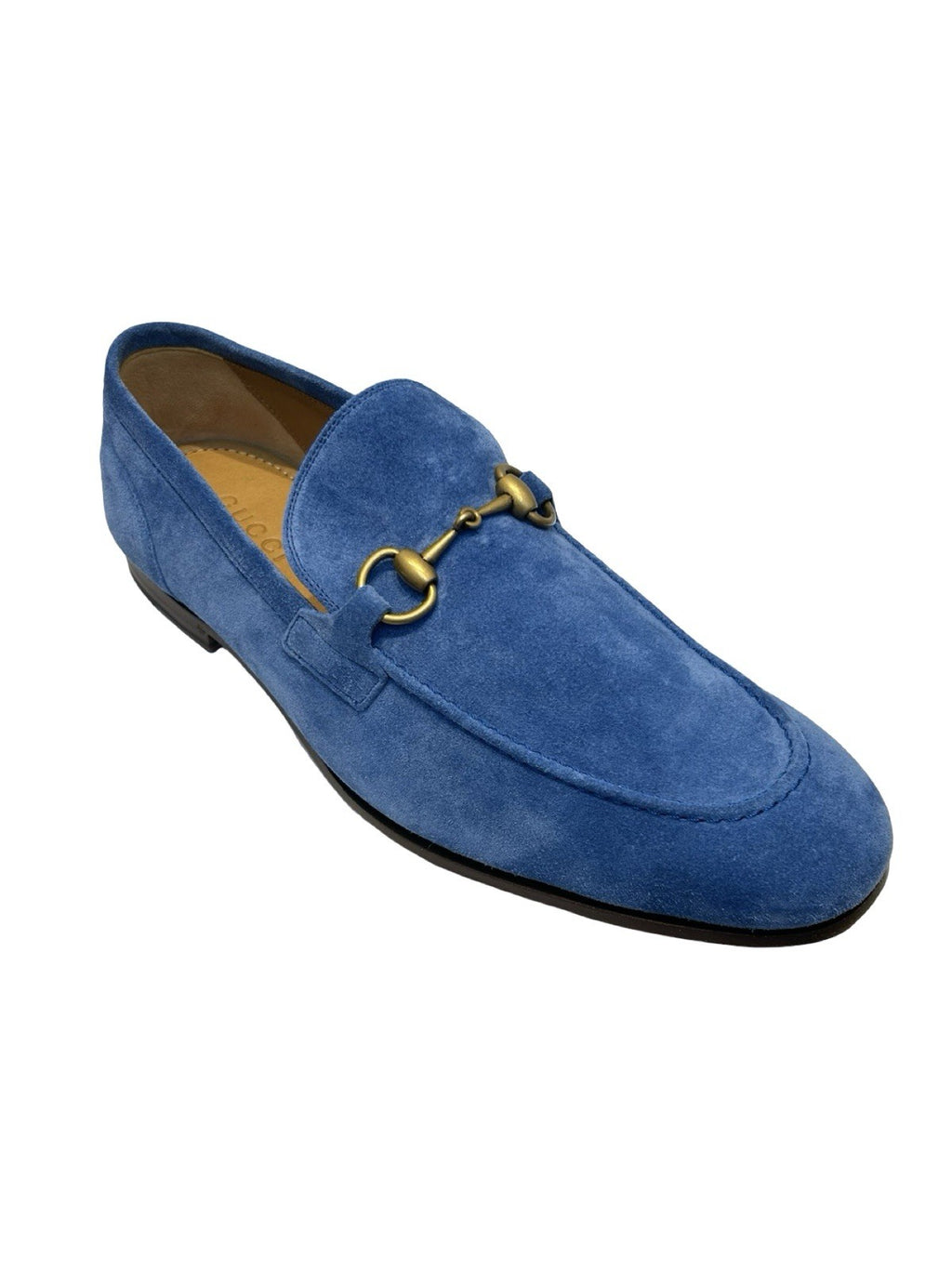 Gucci  Horsebit Accent Suede Loafers  Size-9
