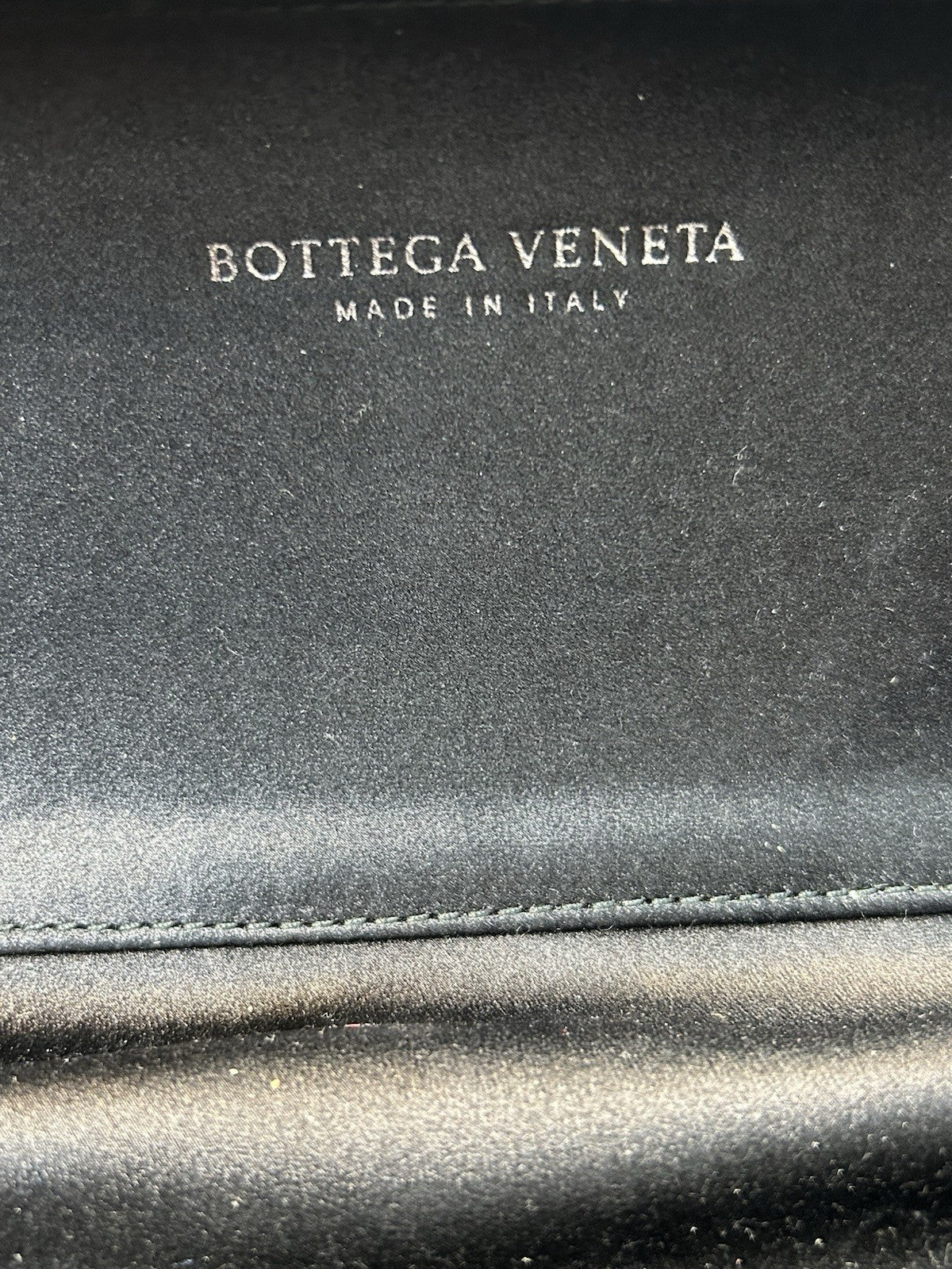 Bottega Veneta Pochette knot silk clutch bag