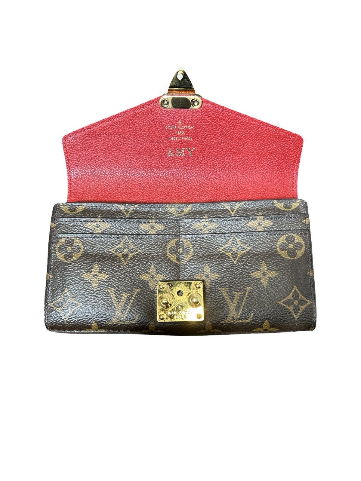 LOUIS VUITTON Monogram Pallas Wallet Cherry