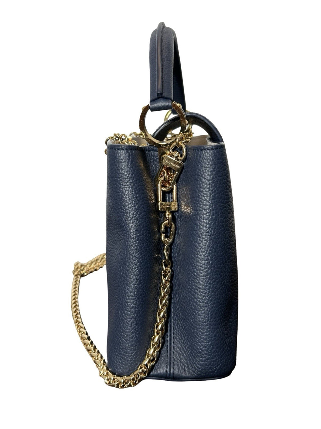 Louis Vuitton Capucines BB handbag in Navy Blue