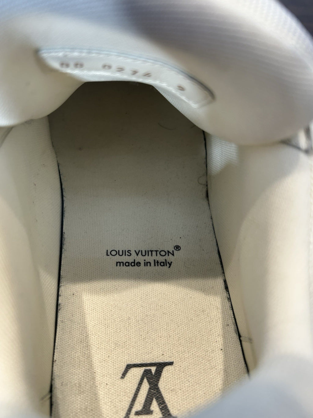 Louis Vuitton LV Trainer Beige camouflage-style Damoflage pattern Size 9 LV/10US