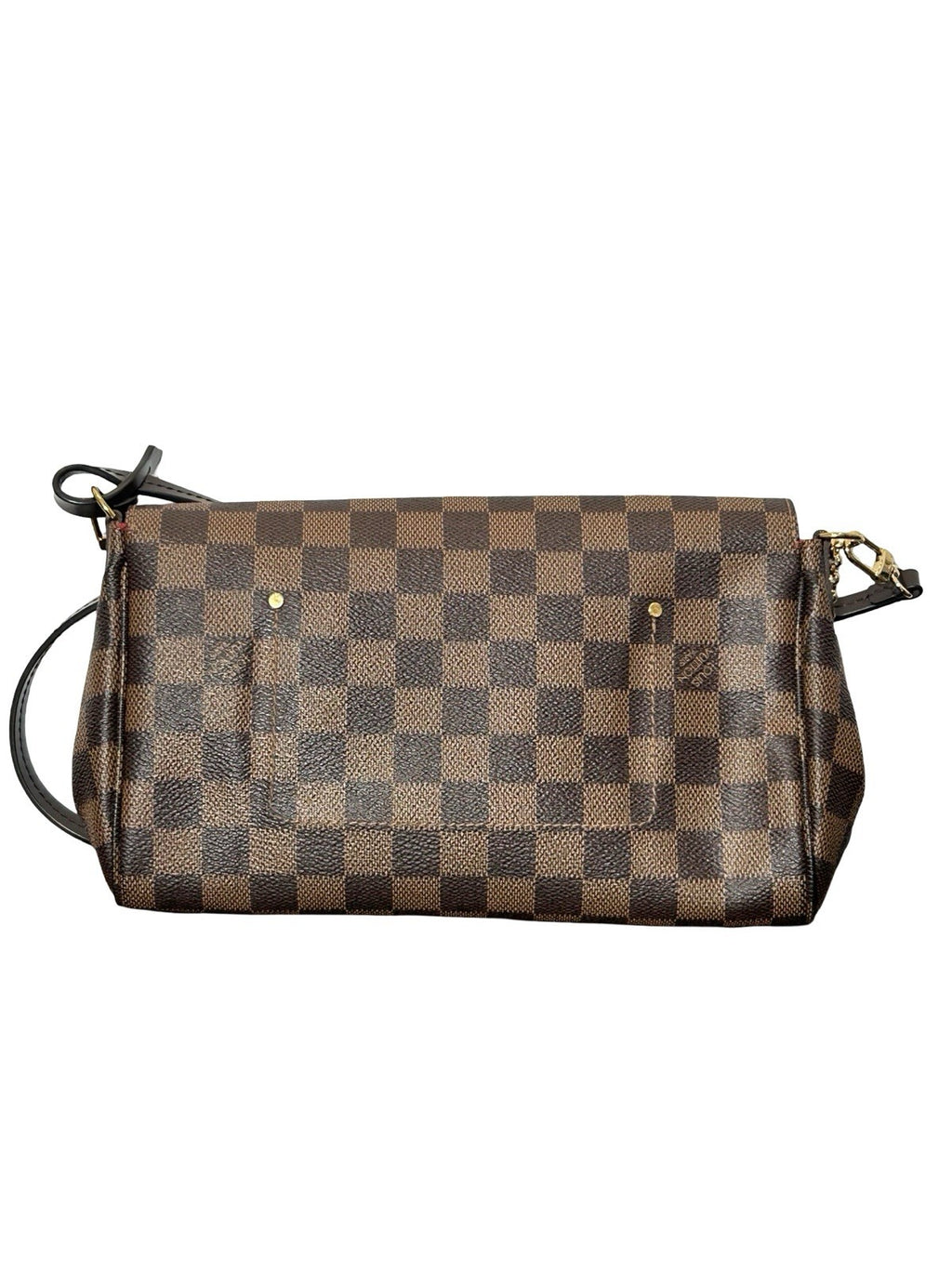 LOUIS VUITTON  Damier MM Favorite canvas Brown Shoulder Bag