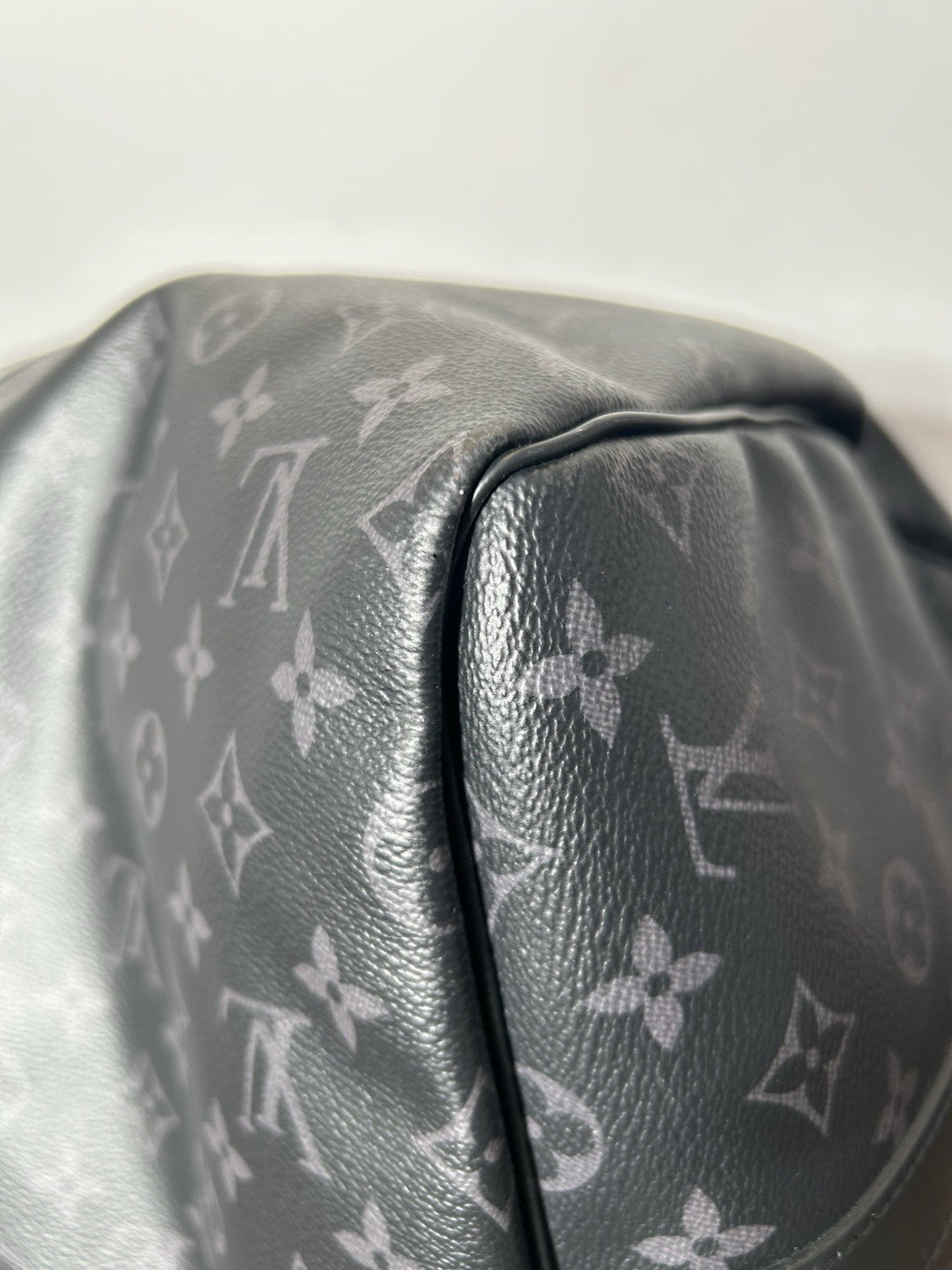 Louis Vuitton Keepall 55 Bandouliere In Monogram Eclipse Leather