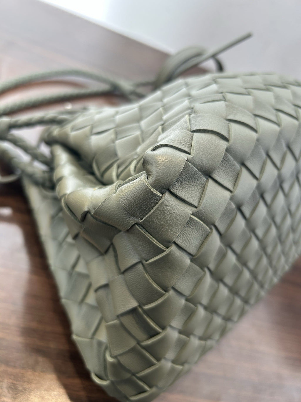 Bottega Veneta Parachute Medium Lambskin Shoulder Bag