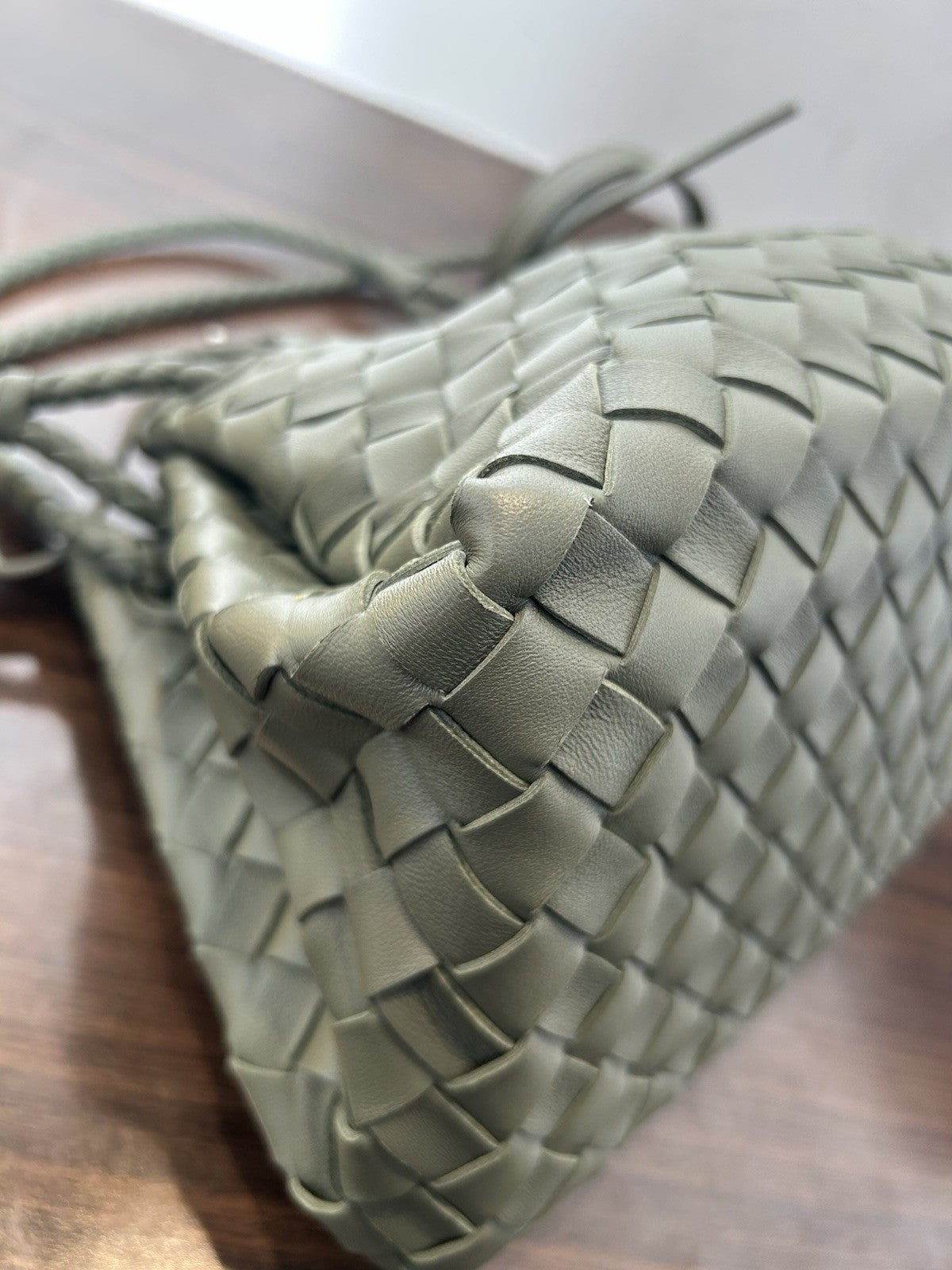 Bottega Veneta Parachute Medium Lambskin Shoulder Bag