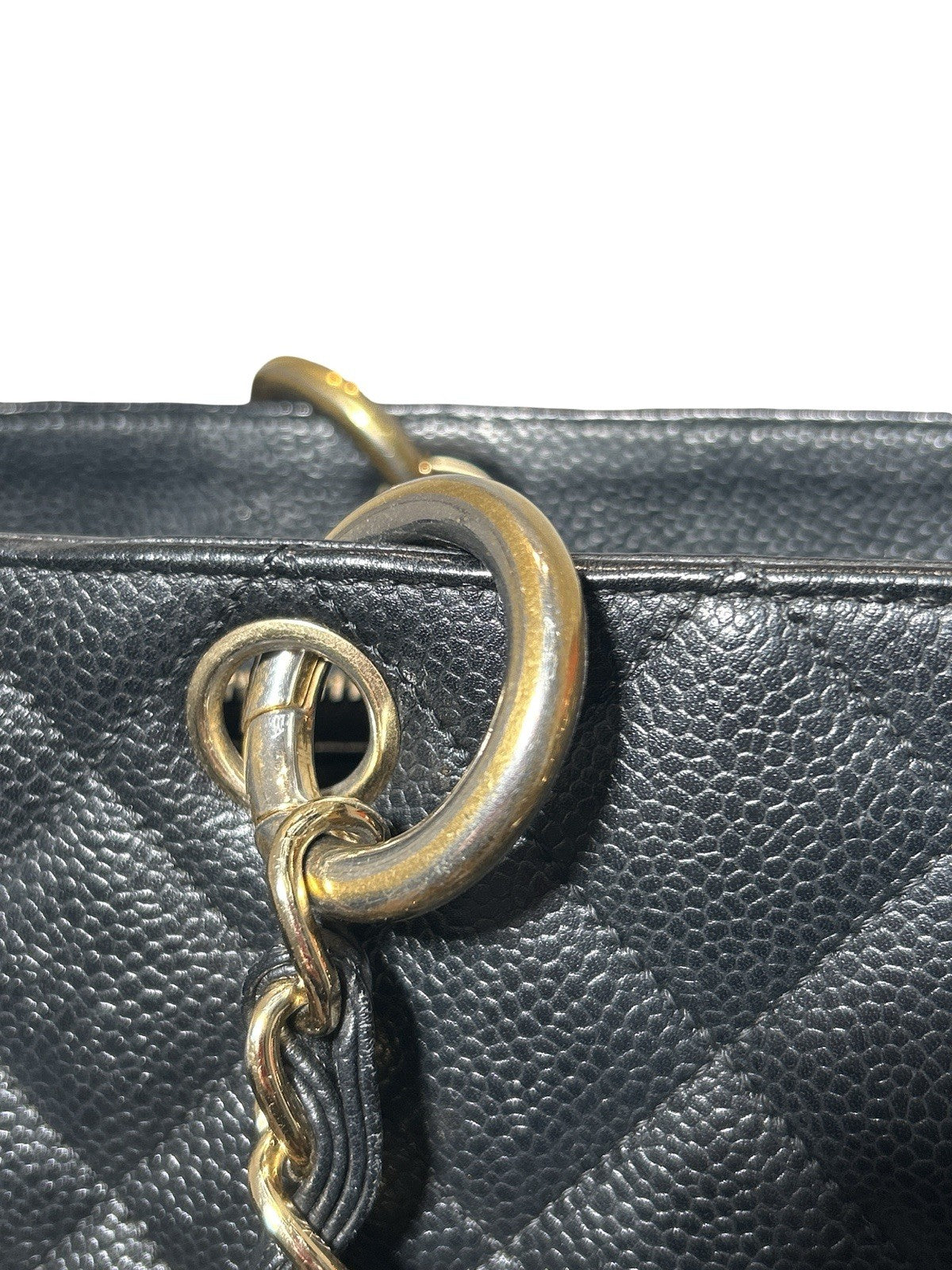Chanel Caviar Grand Shopping Tote Black