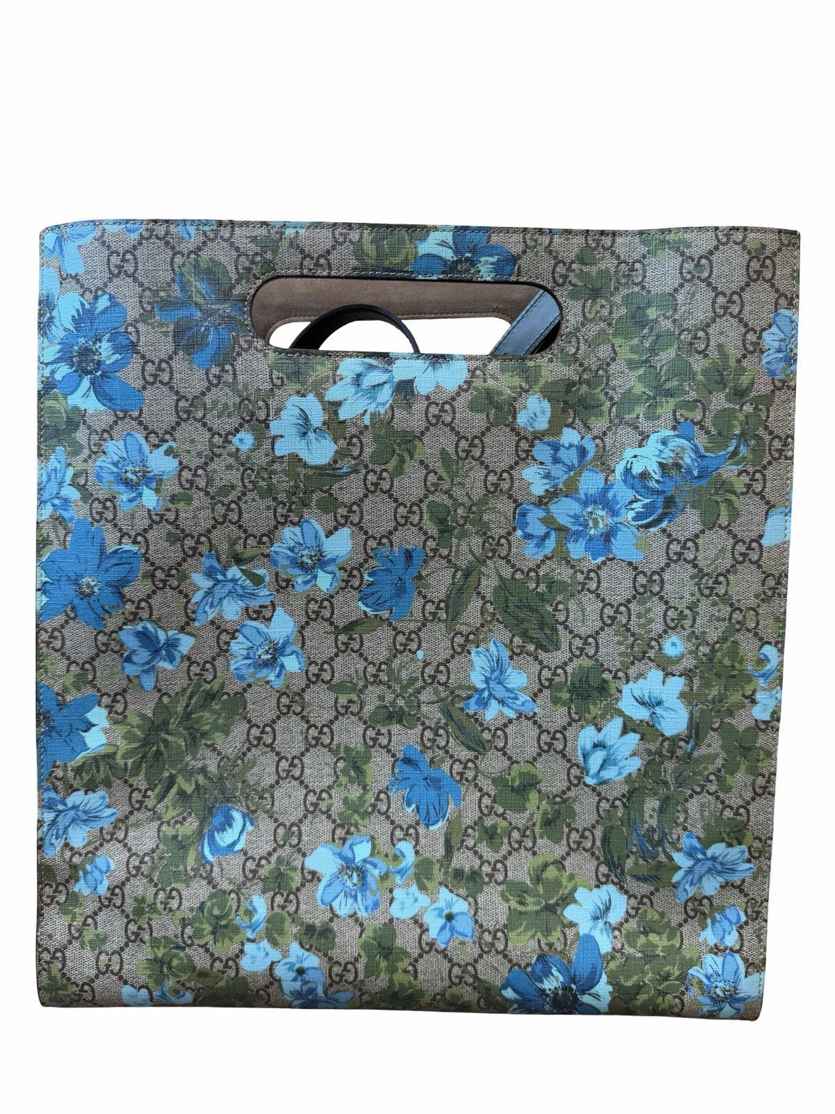 Gucci GG Supreme Monogram Blooms Embroidered XL Tote