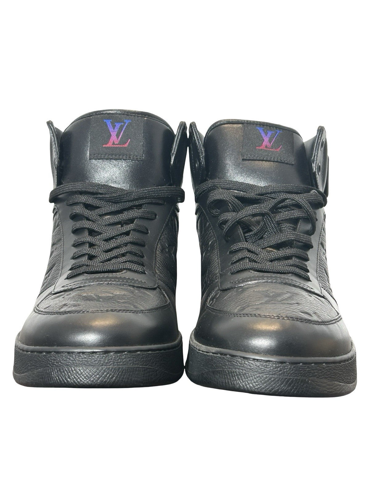 Louis Vuitton LV Rivoli High-Top Black Monogram LV Size 10