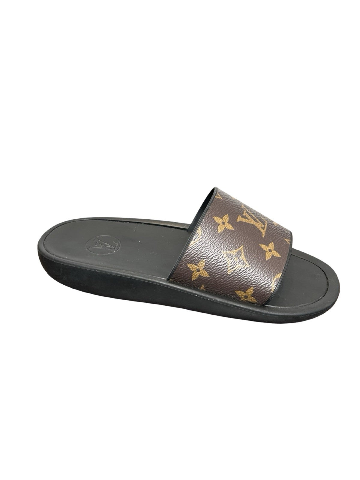 Louis Vuitton Monogram Slide  Brown/Black Slip-On Women LV Size 37 EU / US - 7
