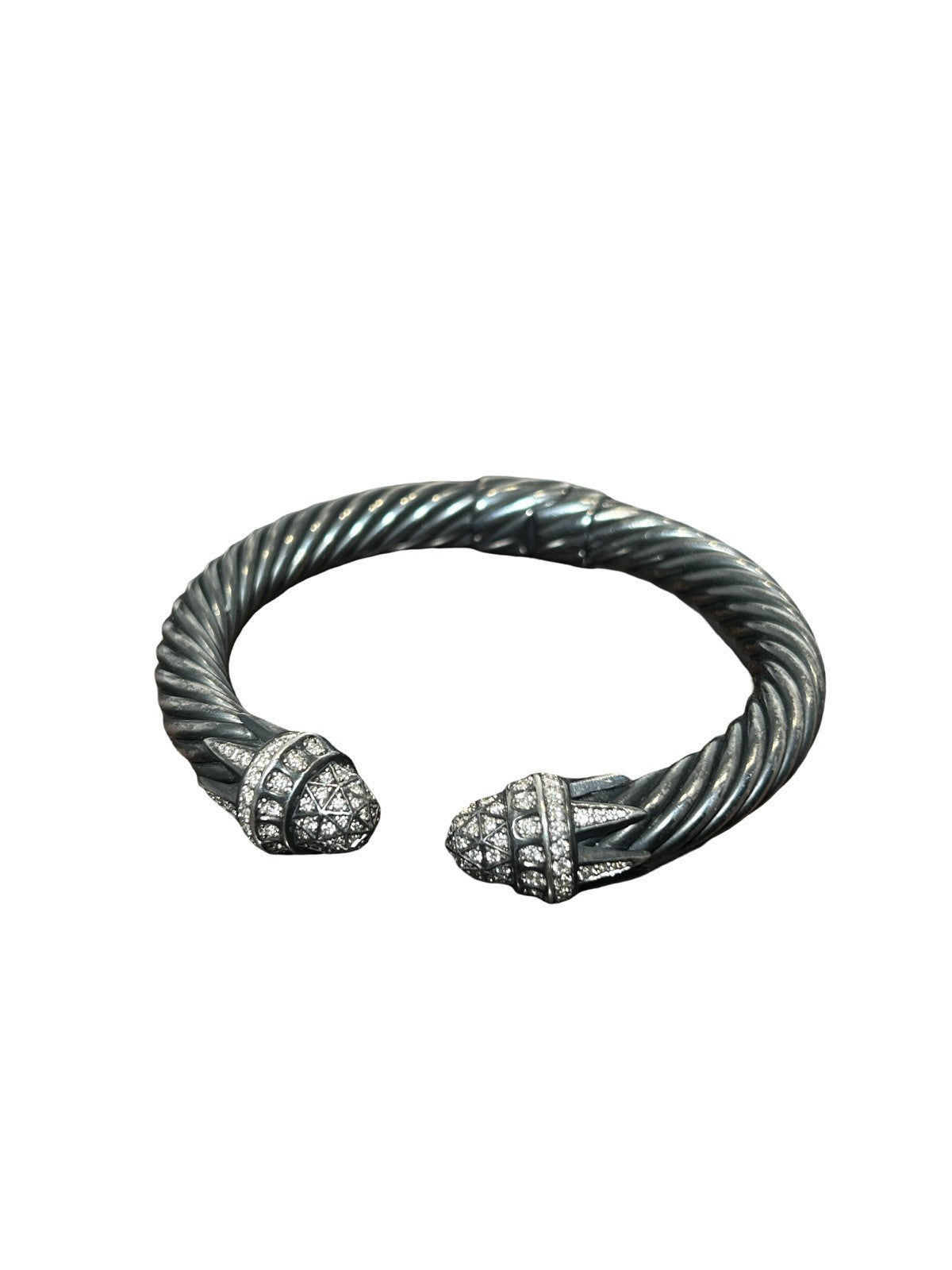 David Yurman Diamond Cable Statue Of Liberty Bracelet
