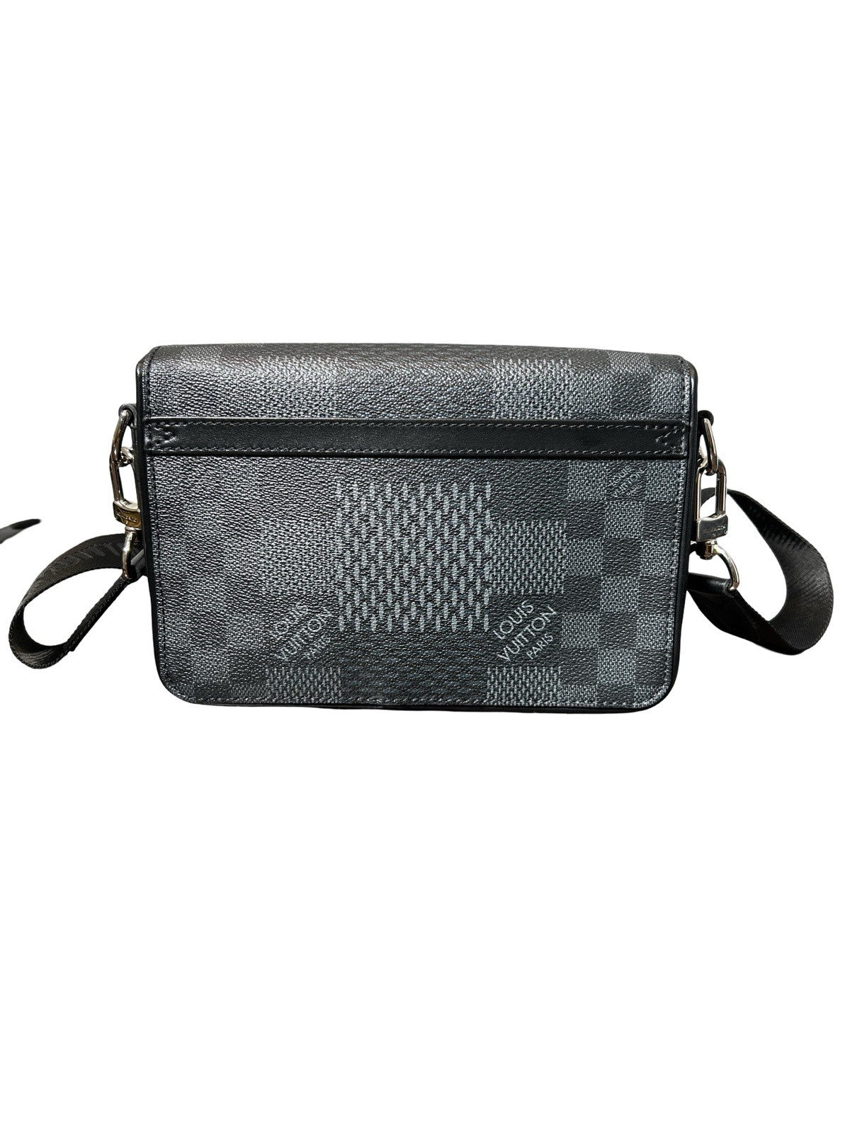 Louis Vuitton Studio Messenger Bag Limited Edition Damier Graphite 3D