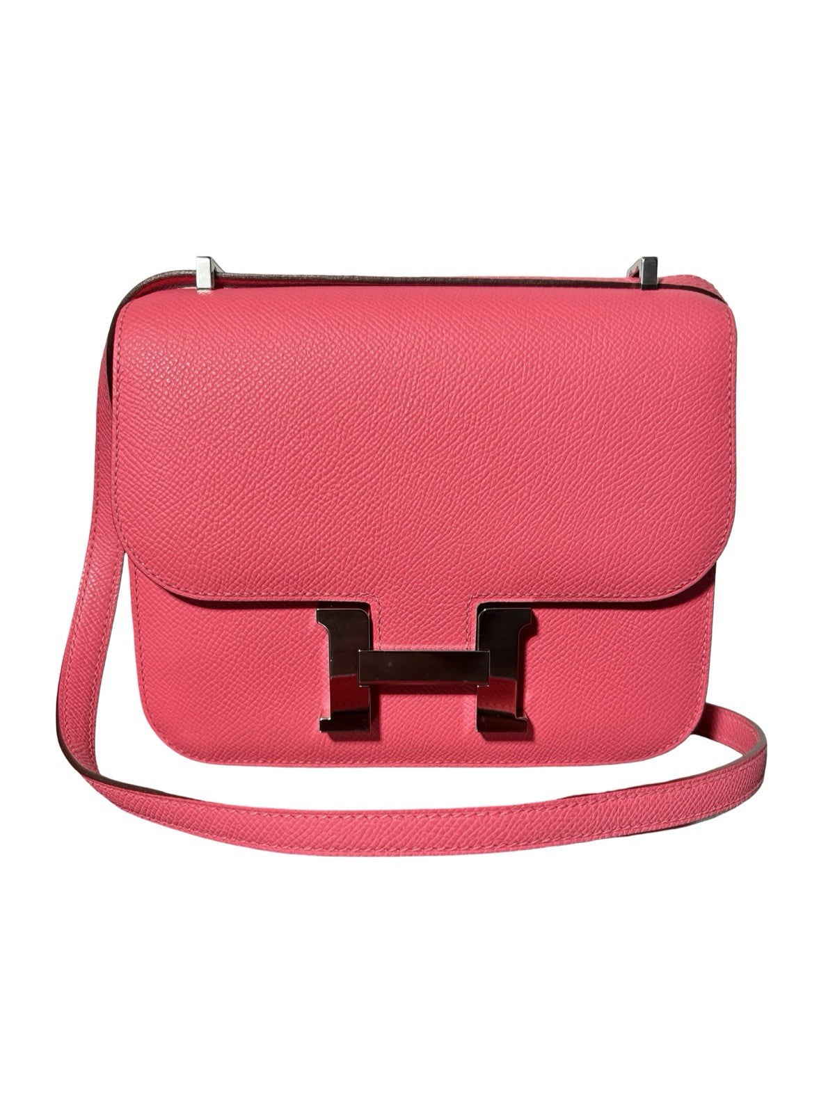 HERMES Epsom Constance 18 Rose Azalee