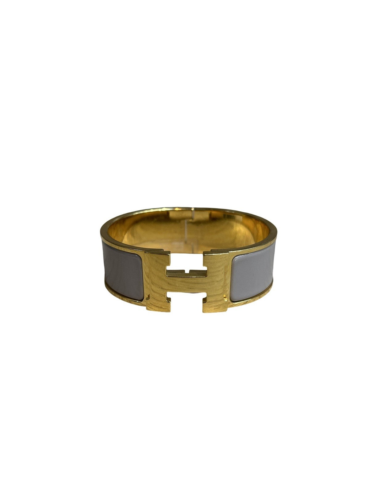 Hermès Clic Clac H Bracelet Gray