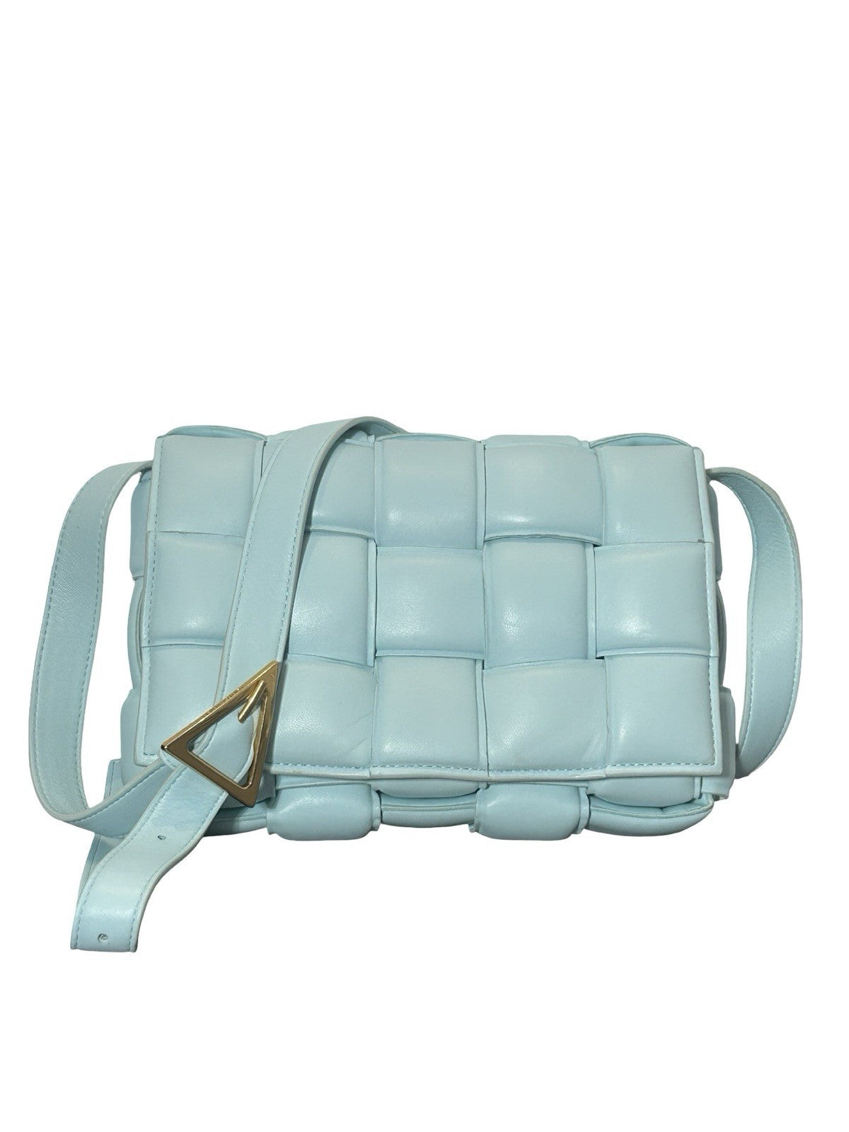 Bottega Veneta Blue Padded Cassette Crossbody Bag