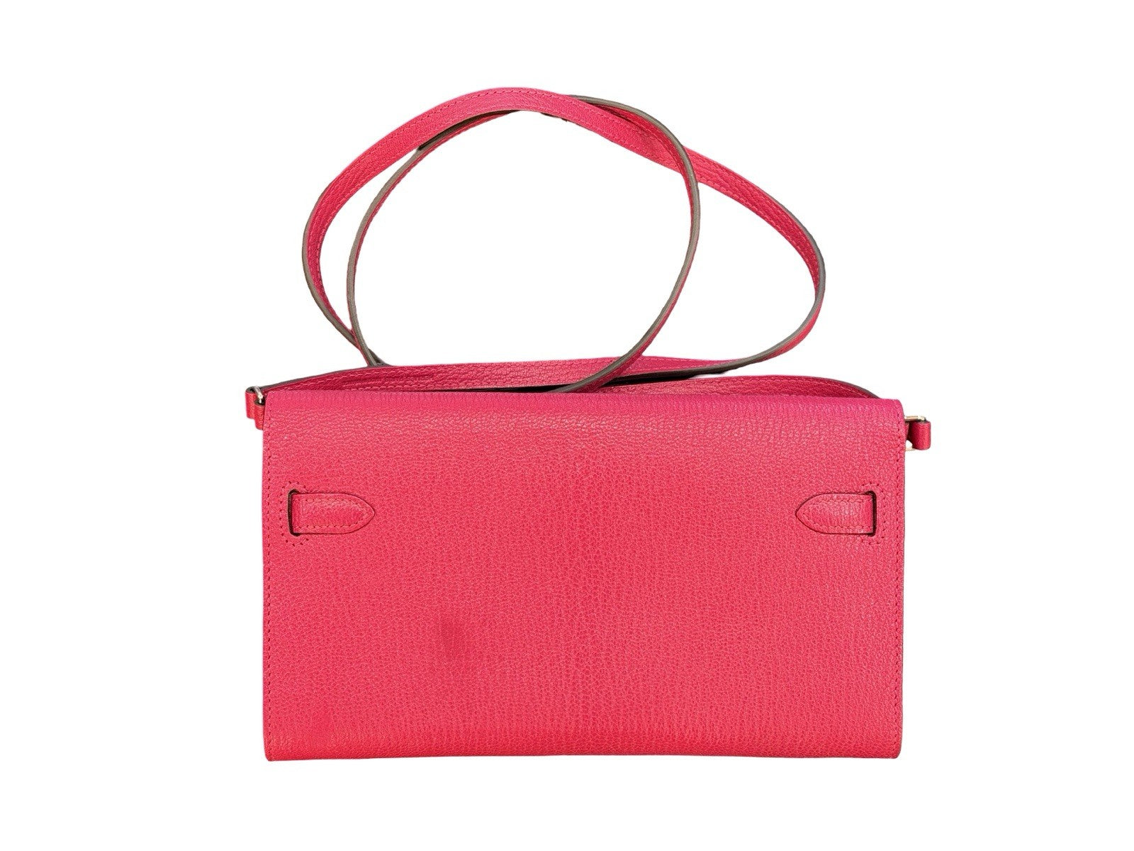 Hermès Kelly To Go Chevre Mysore Shoulder Bag Rose Mexico
