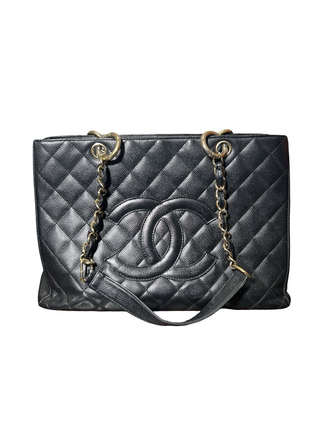 Chanel Caviar Grand Shopping Tote Black
