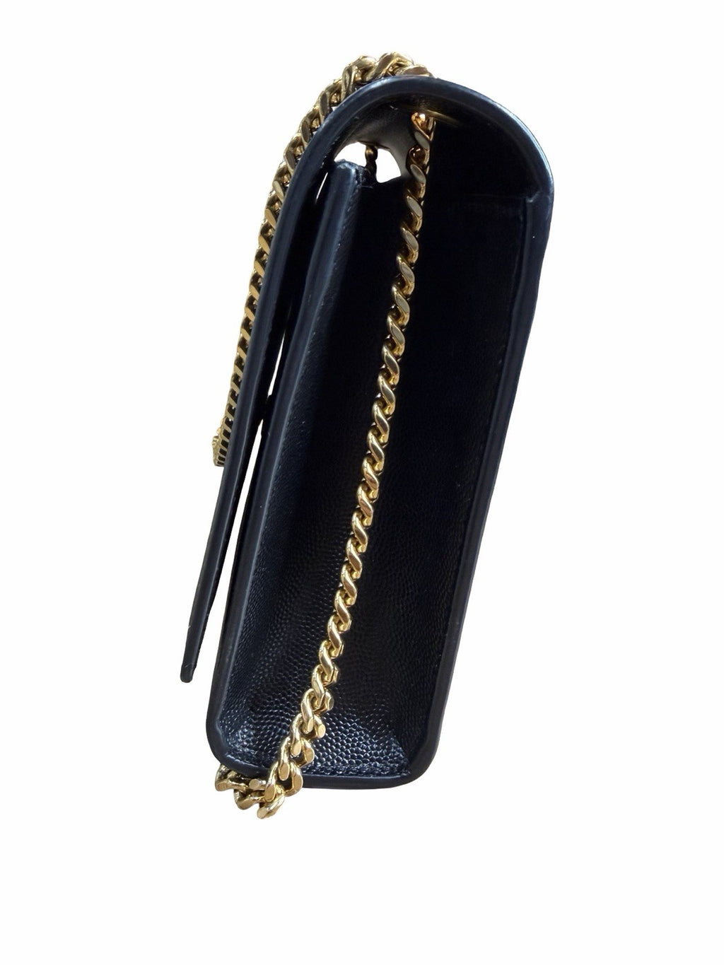 Saint Laurent Leather Kate Medium Black Shoulder Bag