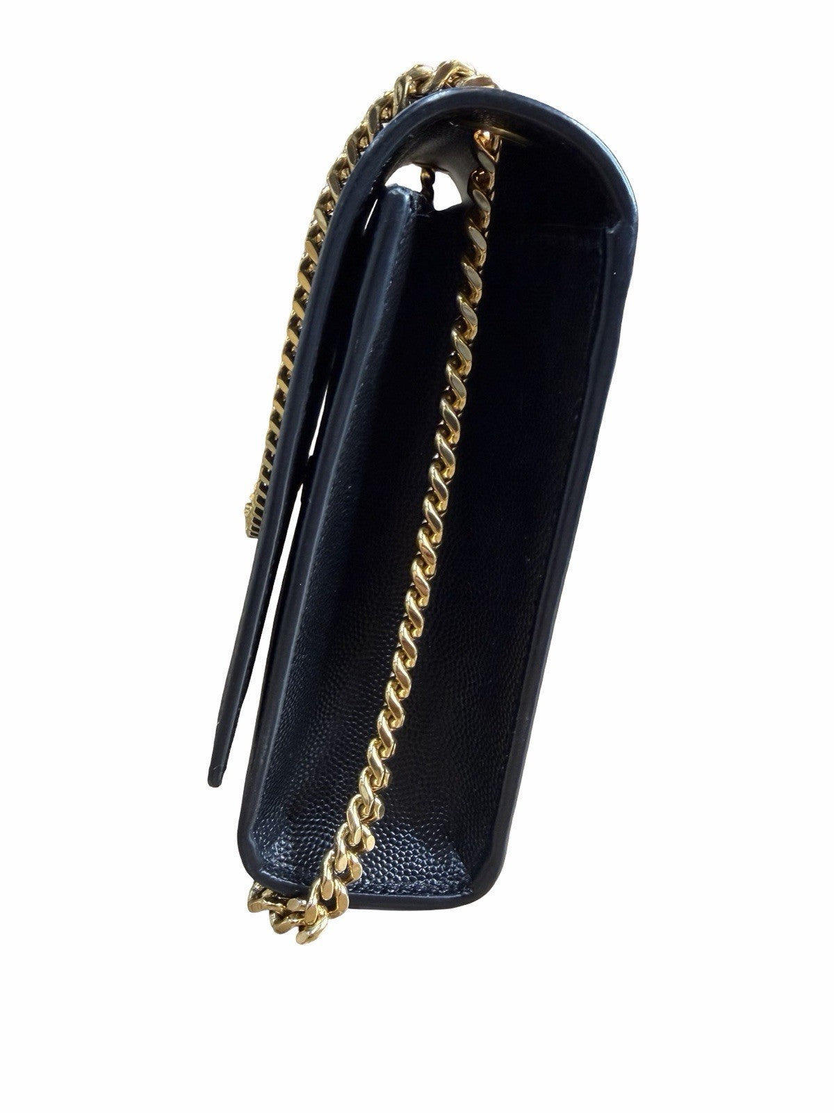 Saint Laurent Leather Kate Medium Black Shoulder Bag