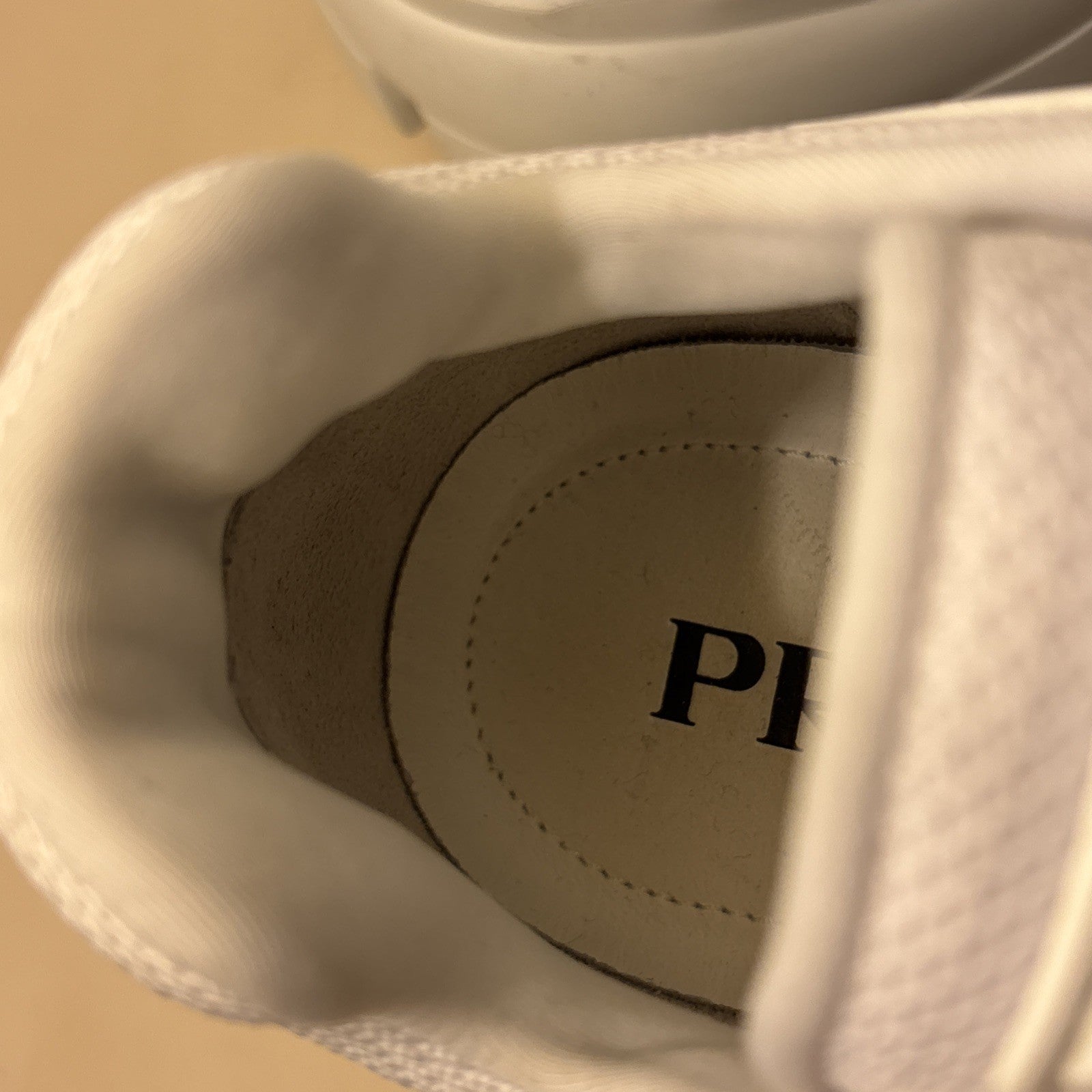 prada Cloudbust Thunder Knit Fabric Sneakers Retail $1200