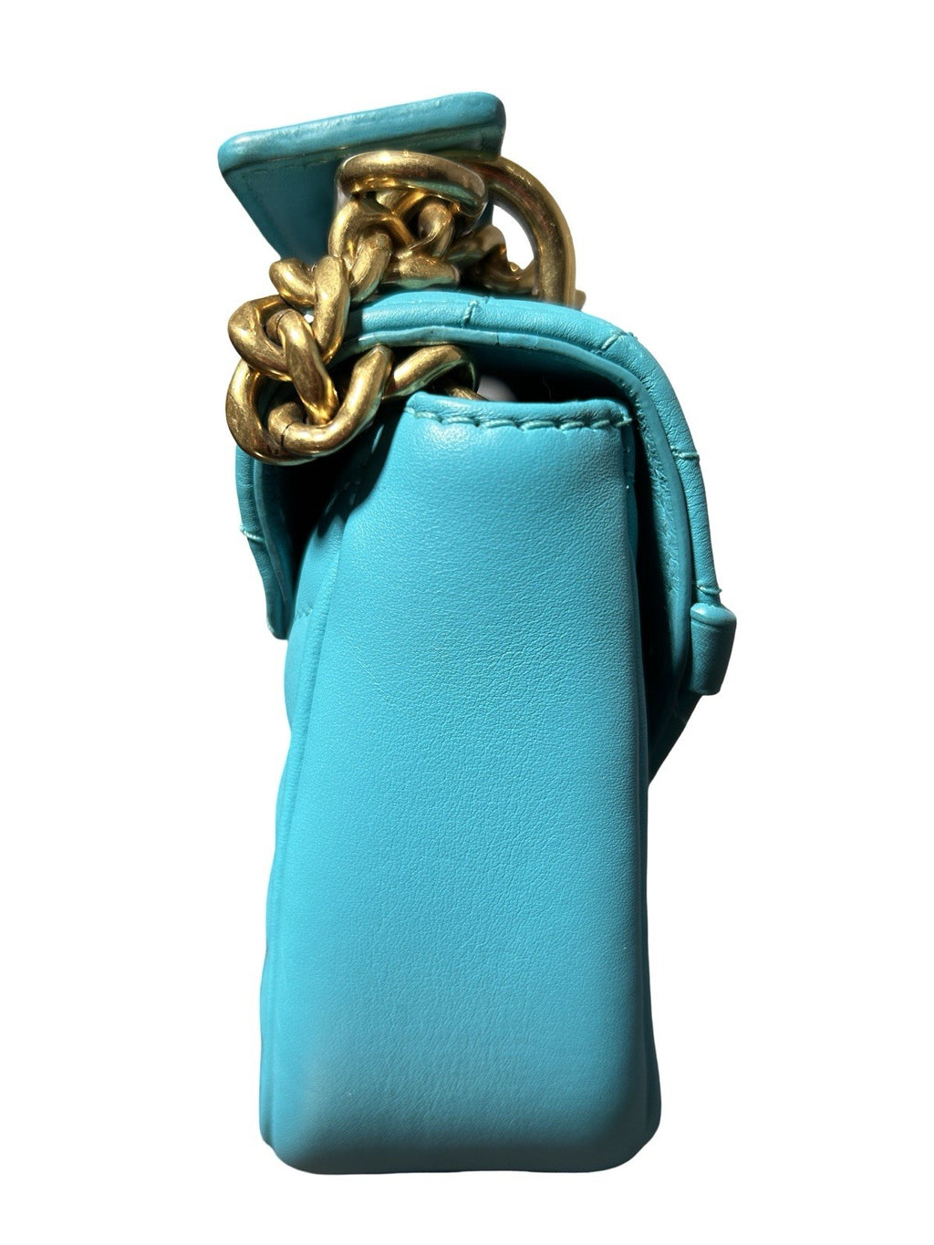 Louis Vuitton New Wave Chain Bag Quilted Leather MM Blue