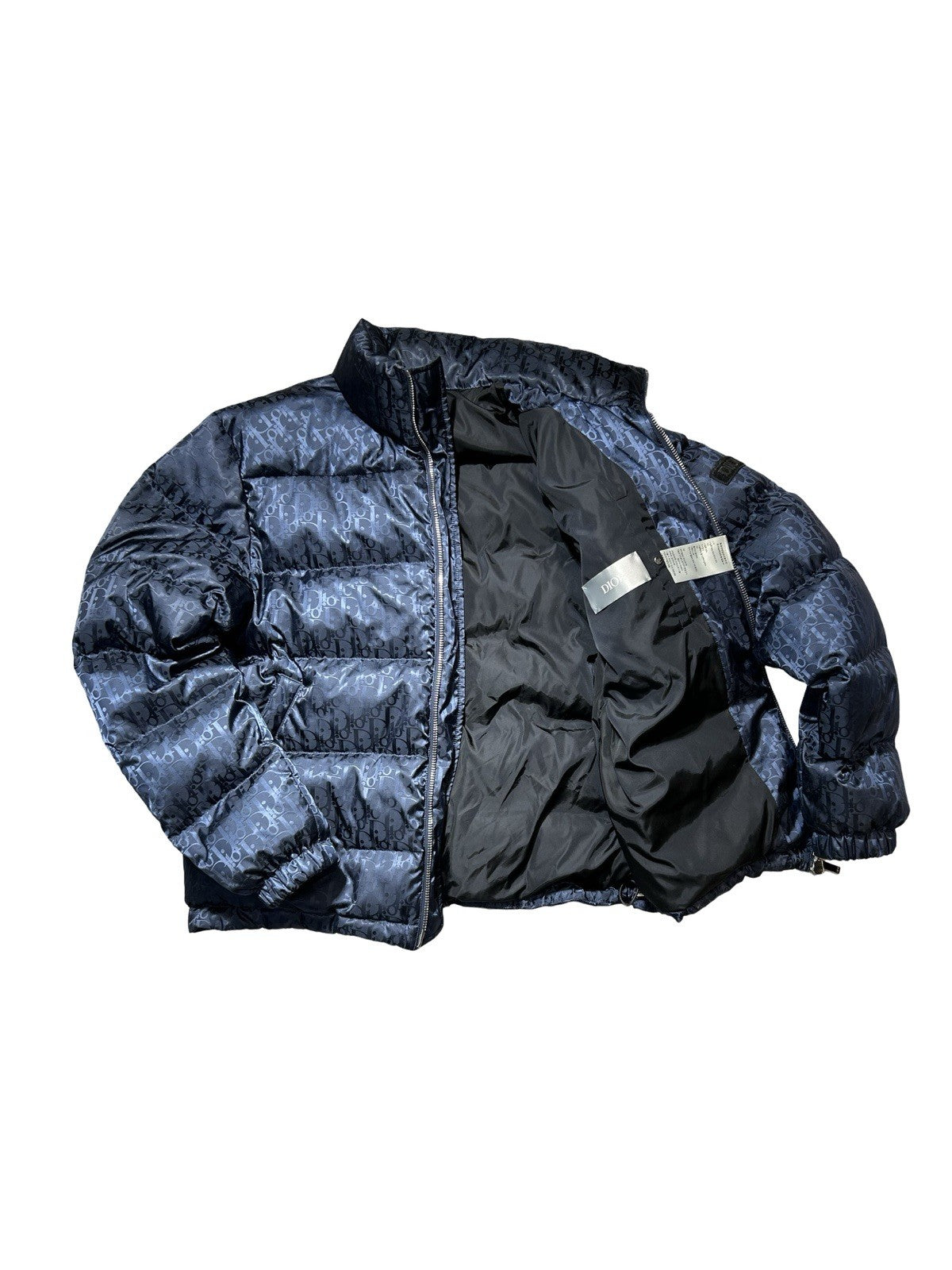 DIOR MEN 2019 Oblique Jacquard Puffer Coat