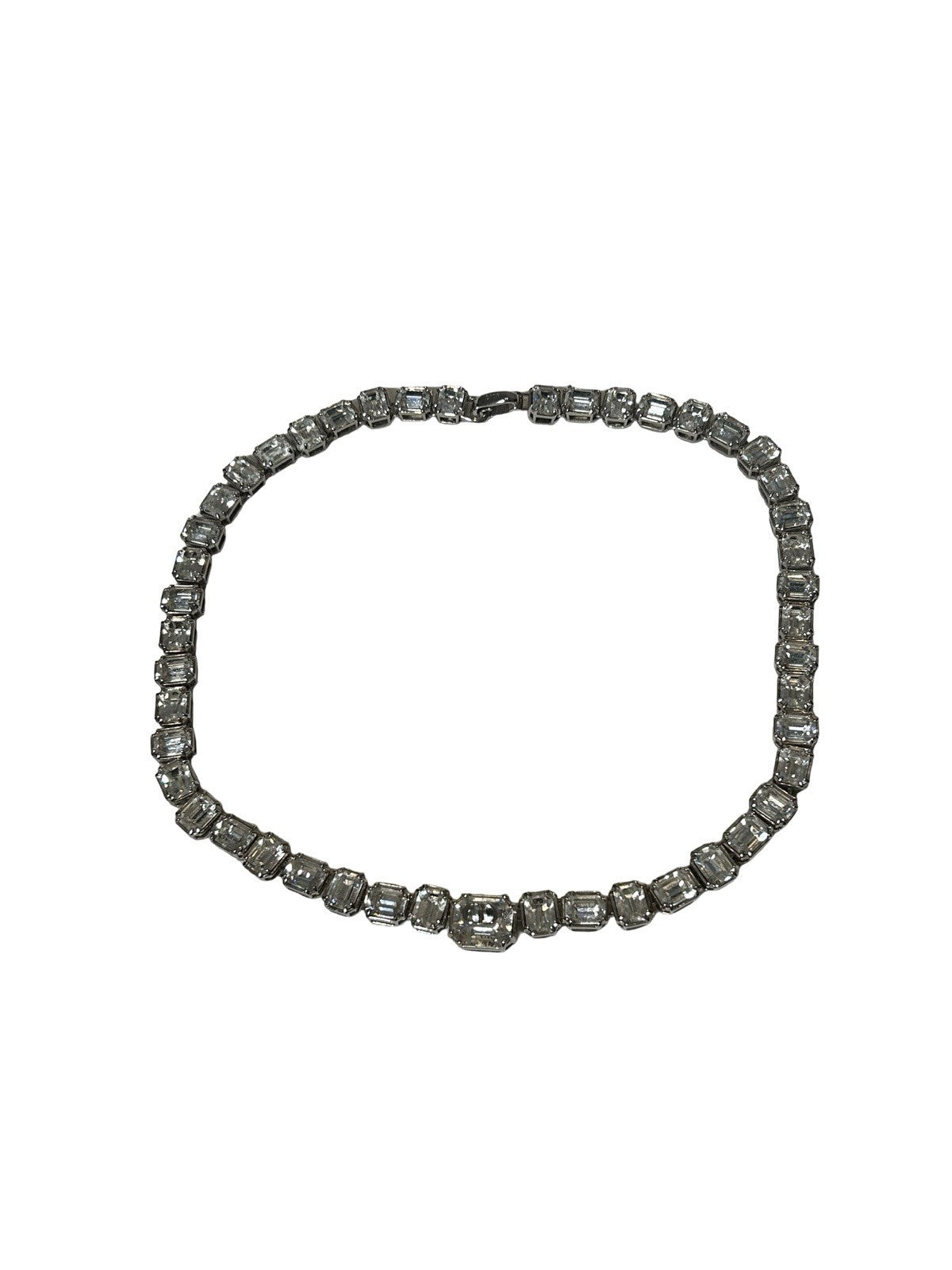 Dior Homme Crystal Choker Necklace Silver FW 2022