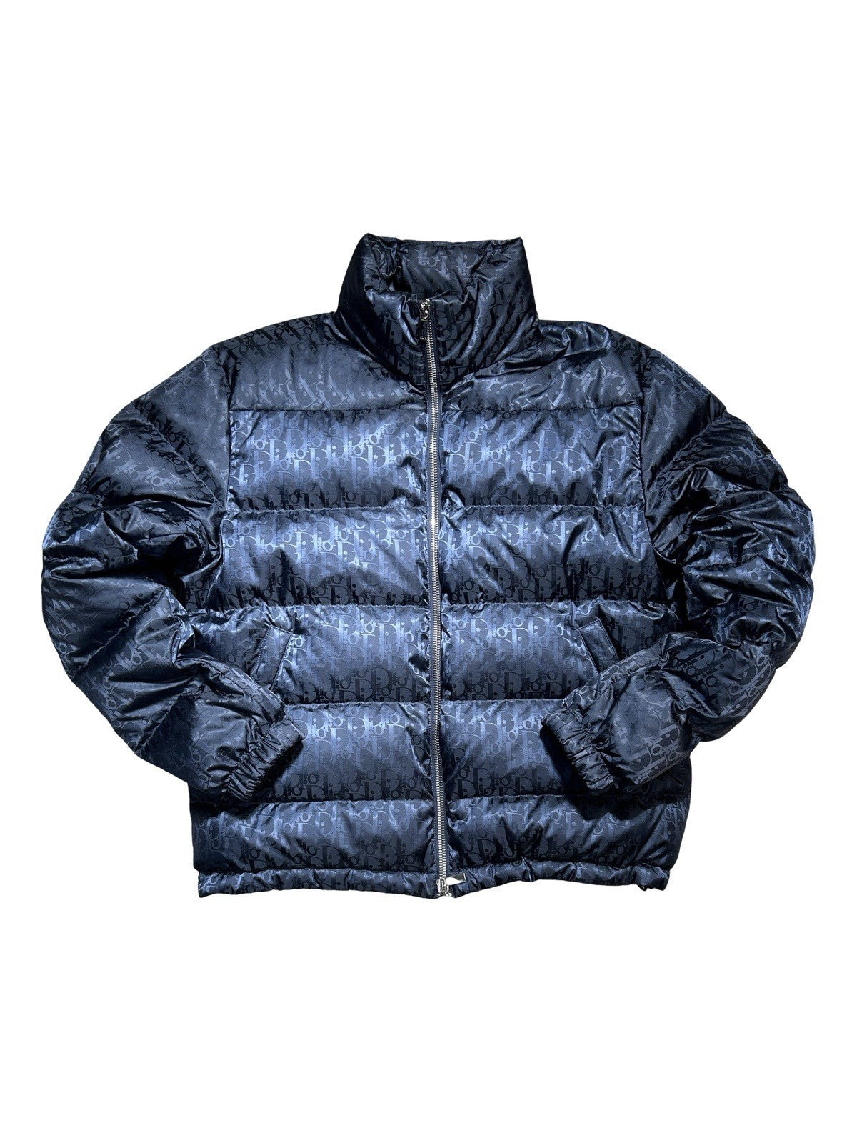 DIOR MEN 2019 Oblique Jacquard Puffer Coat