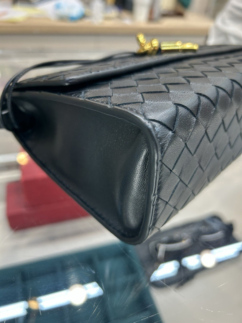 Bottega Veneta Andiamo Clutch Should Bag