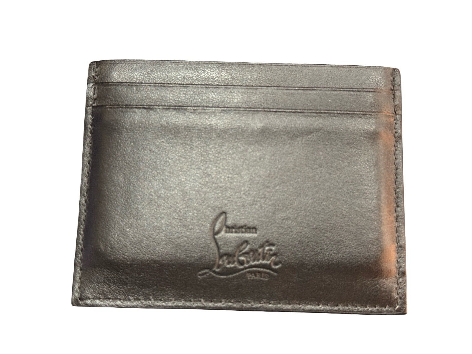 Christian Louboutin Leather Printed Card Holder