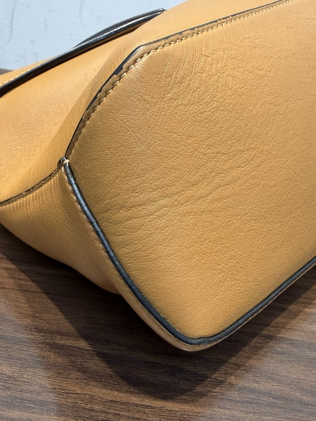Loewe Small Woven Brown Puzzle Edge Shoulder Bag