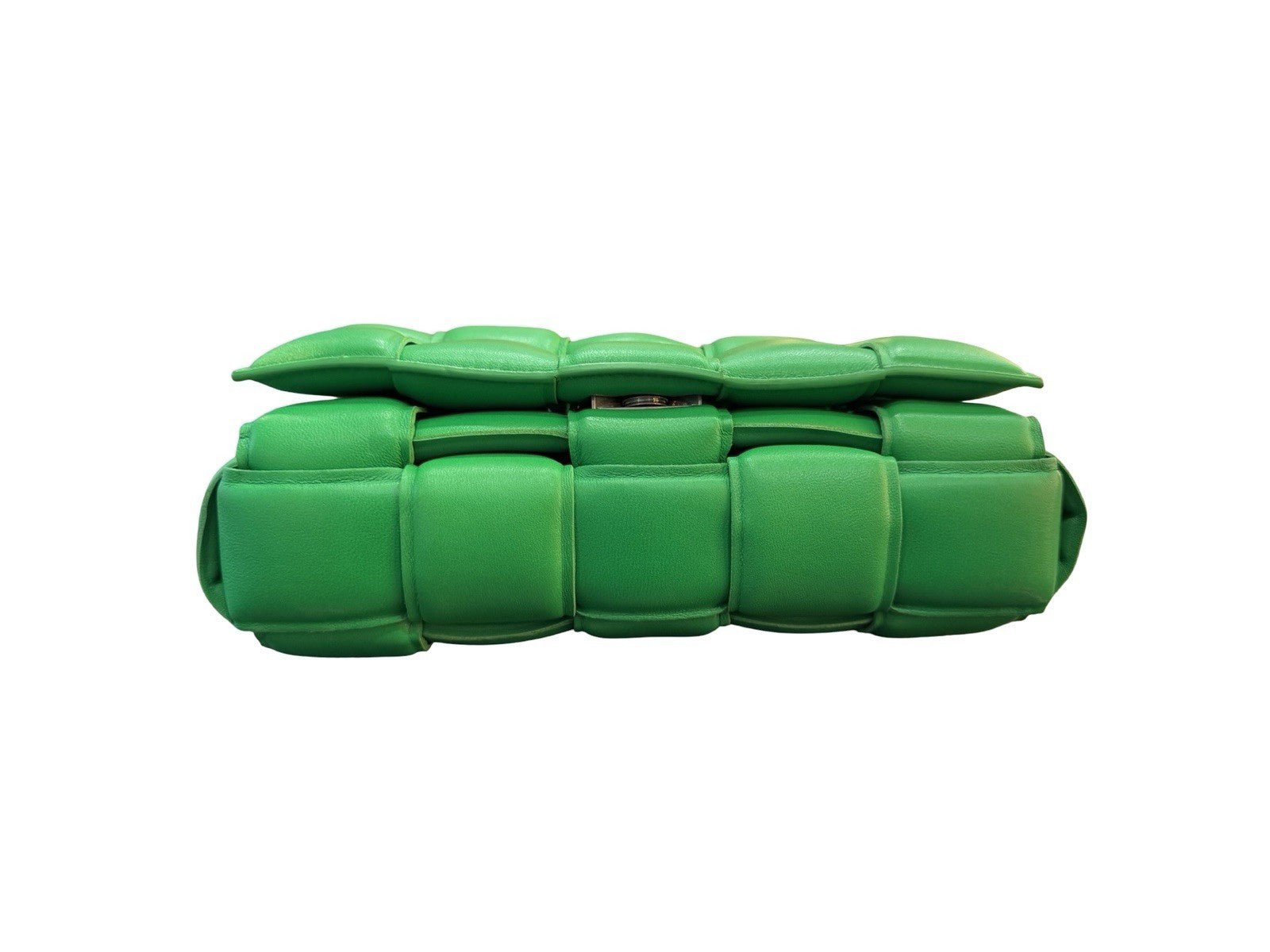 Bottega VenetaIntrecciato Padded Cassette Intrecciato Leather Cross Body Green