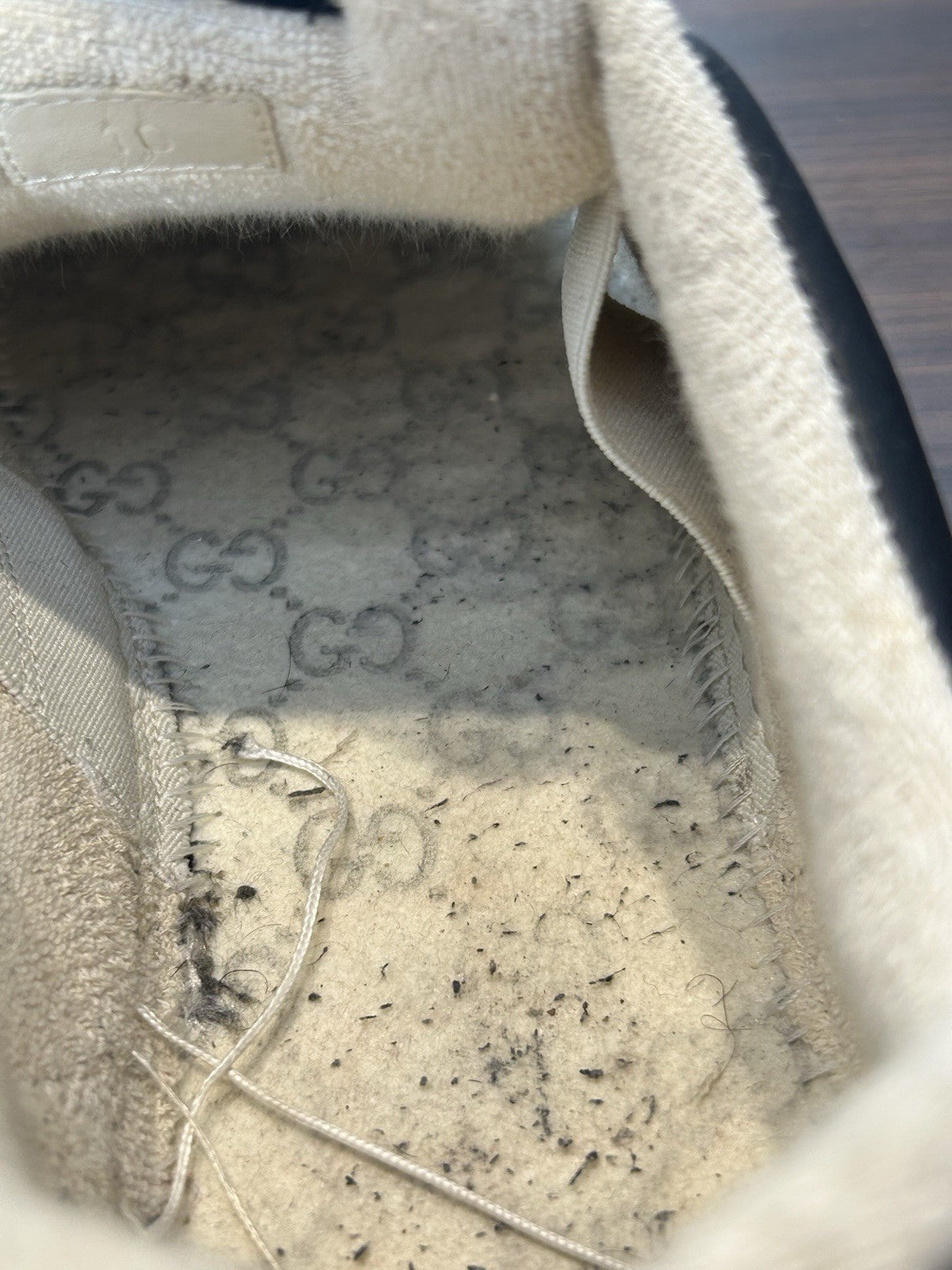 Gucci Screener Cloth Low Trainers Size 10US