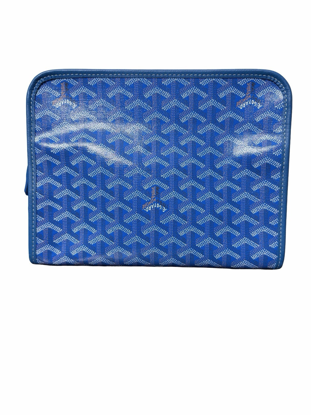 Goyard Goyardine Blue Toiletry Pouch 
