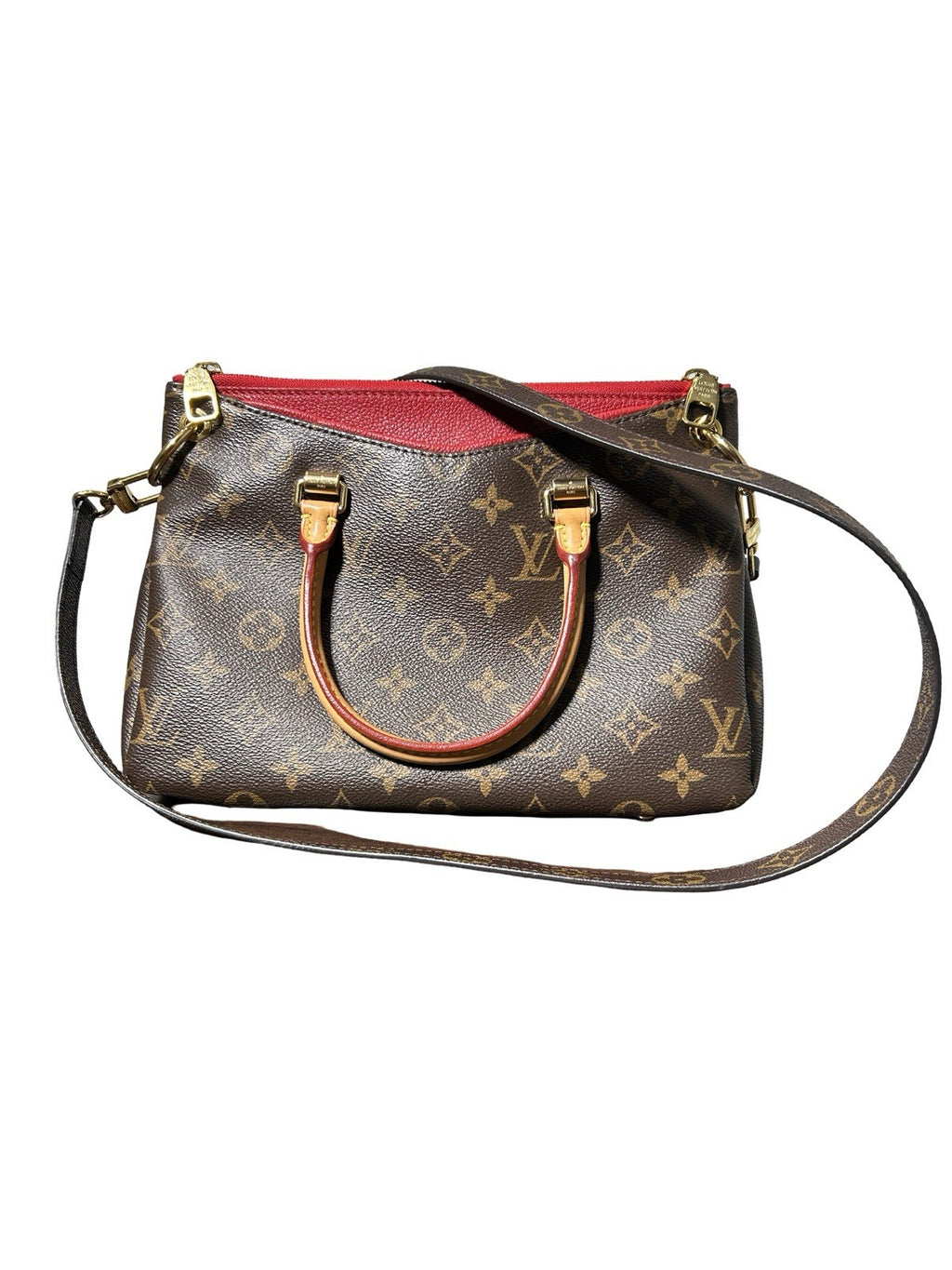 LOUIS VUITTON Monogram Pallas BB Cherry