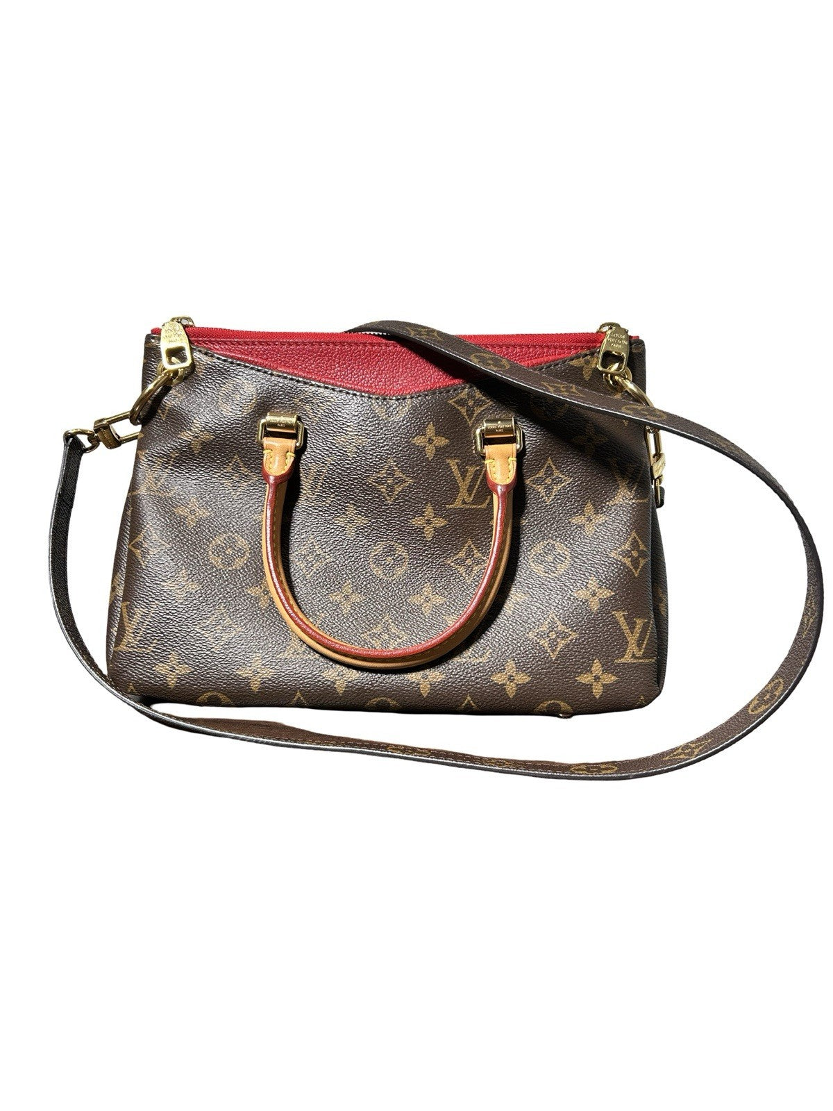 LOUIS VUITTON Monogram Pallas BB Cherry