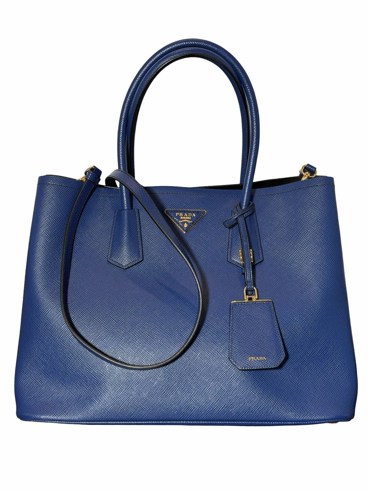 Prada Cuir Double Tote Saffiano Leather Medium