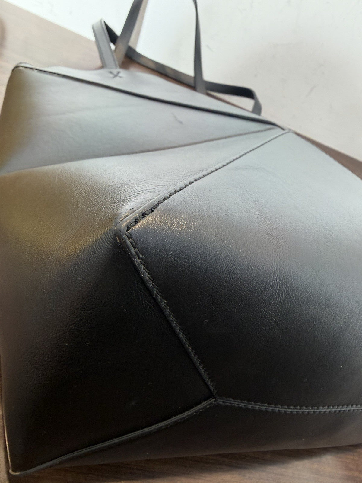 Loewe Puzzle Tote Bag In Black