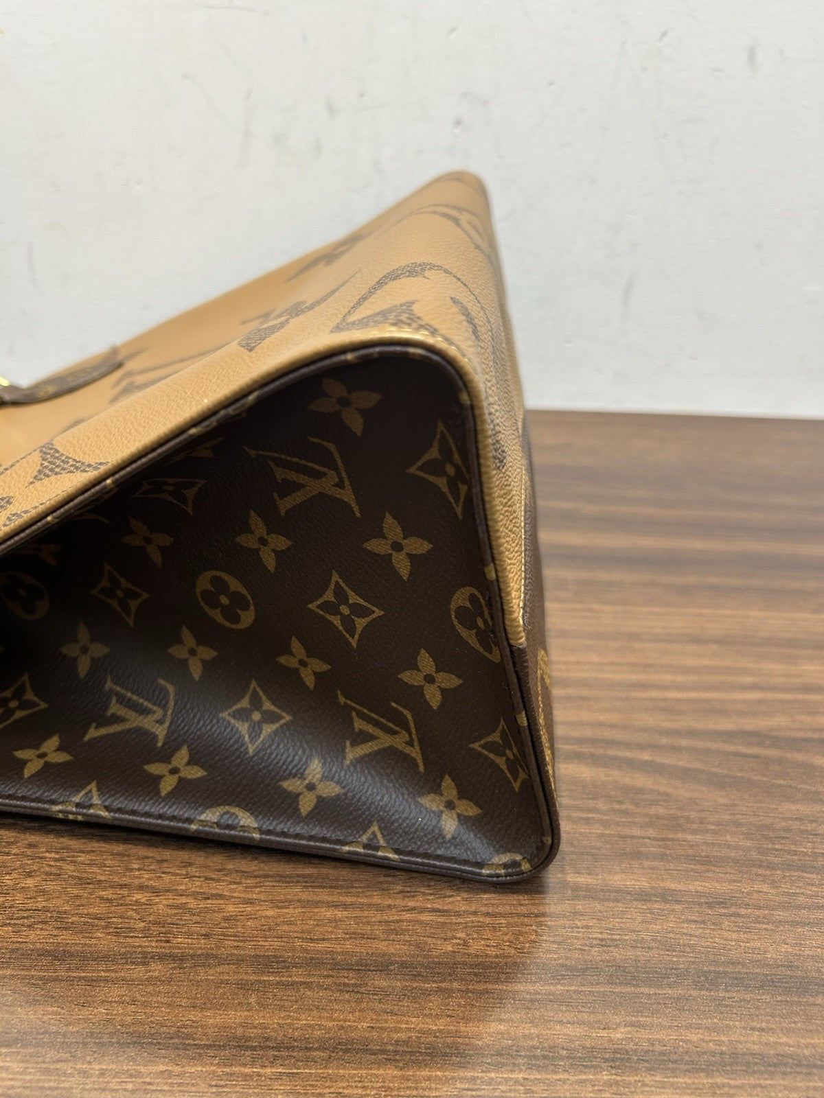Louis Vuitton Monogram Tote Shoulder Brown Bag