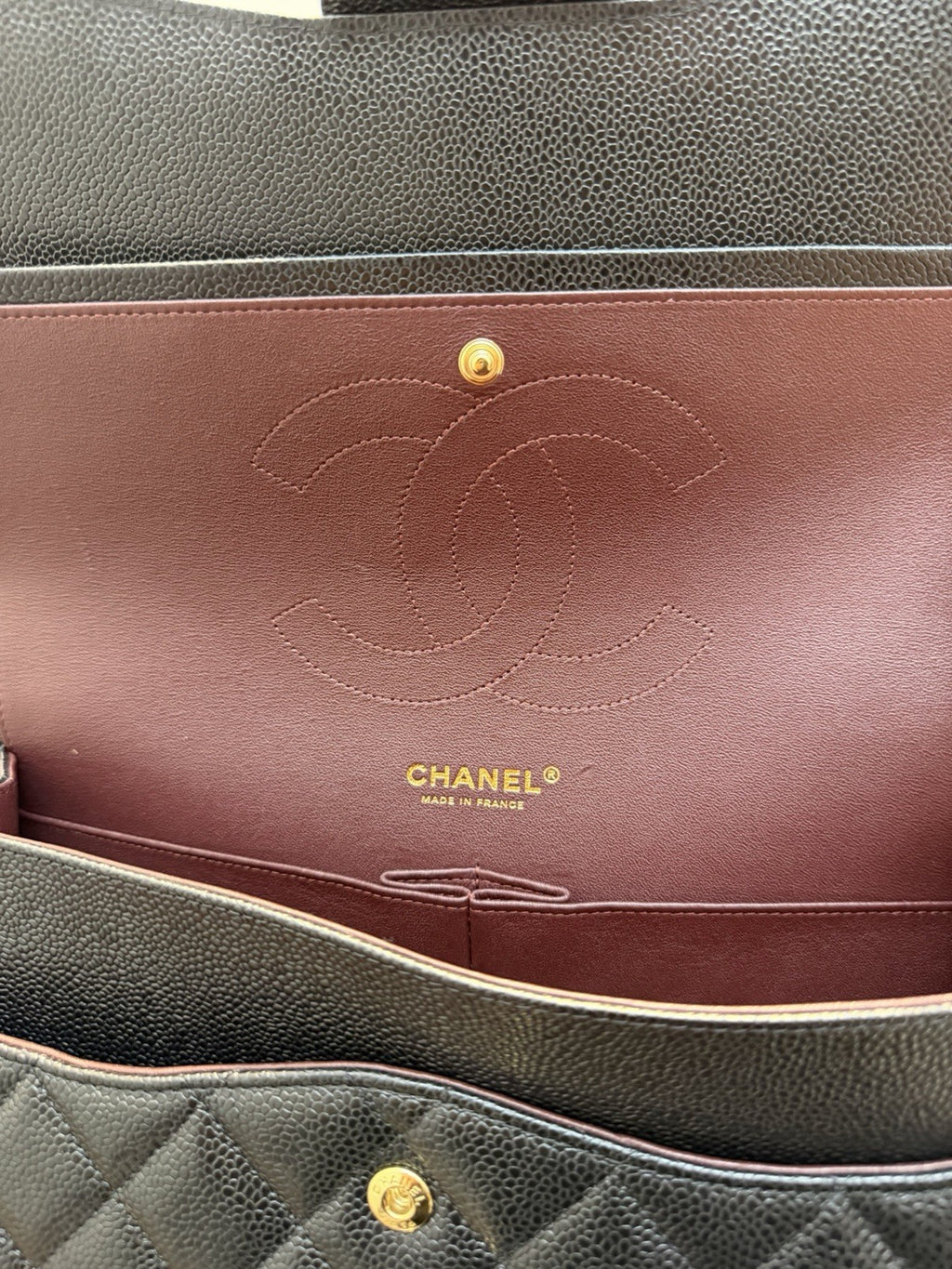 Chanel Classic Jumbo Double Flap Black Shoulder Bag