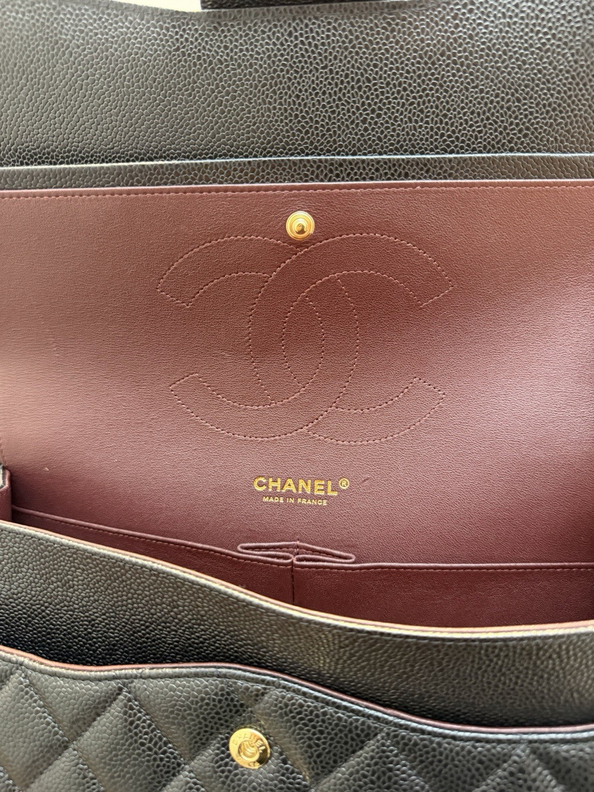 Chanel Classic Jumbo Double Flap Black Shoulder Bag