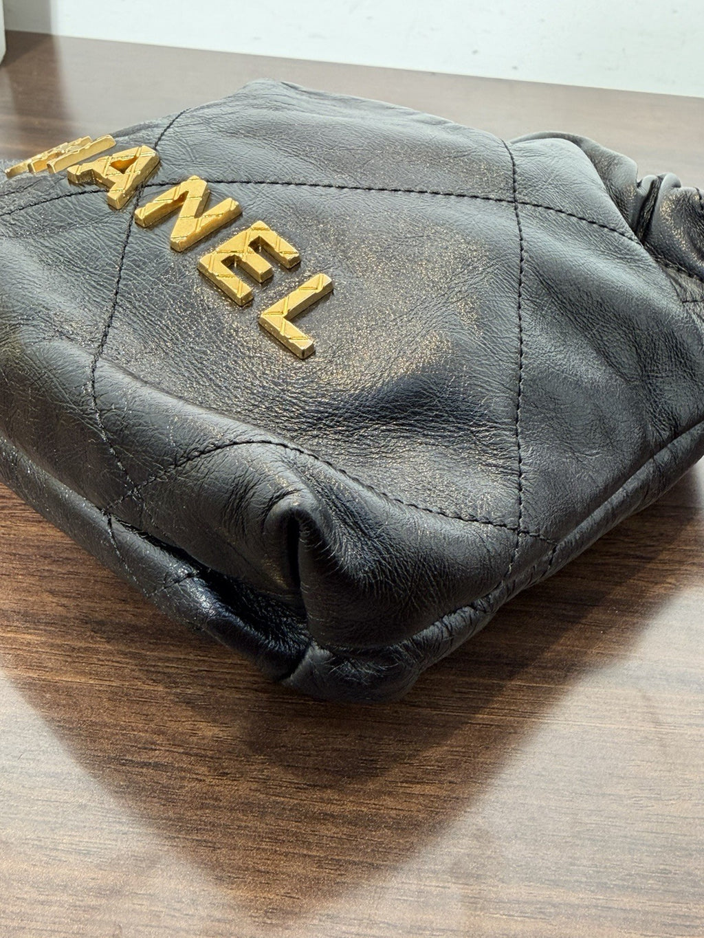 Chanel 22 Mini Hobo Pearls Shoulder Bag