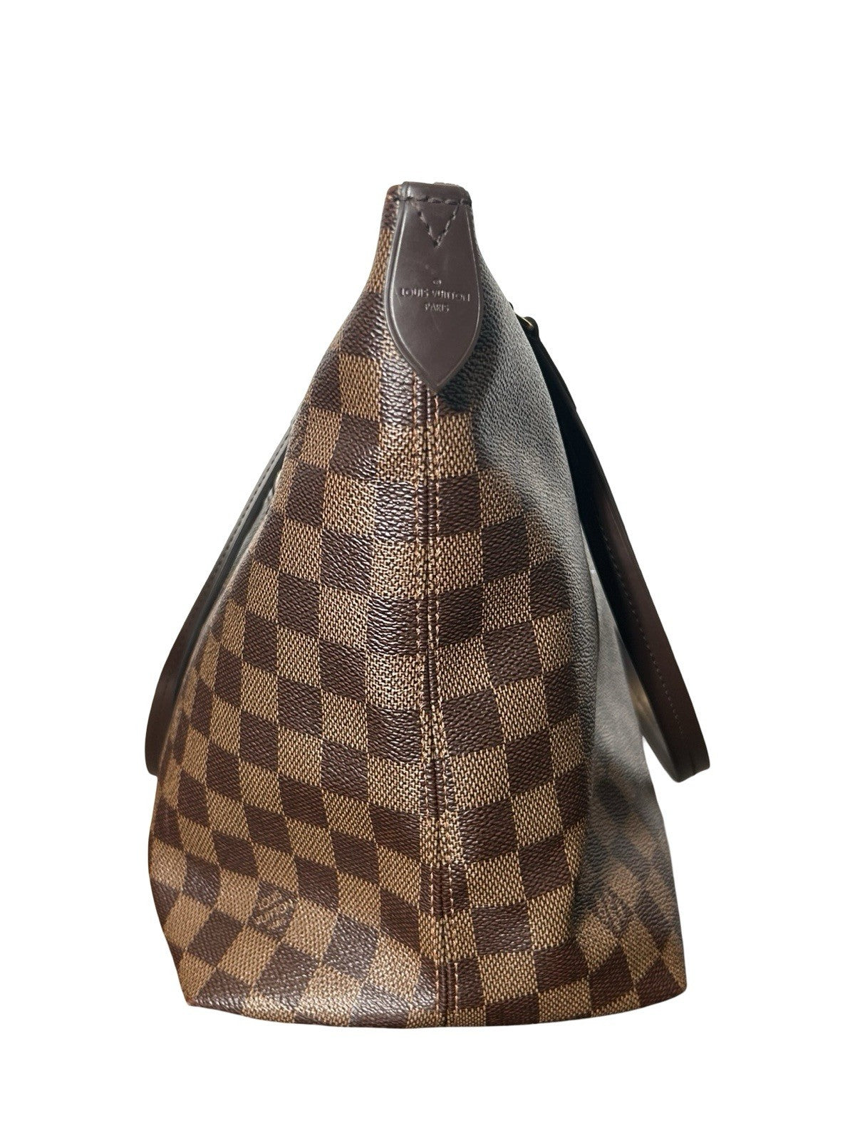 Louis Vuitton Lena MM Tote Bag In Damier Ebene Canvas