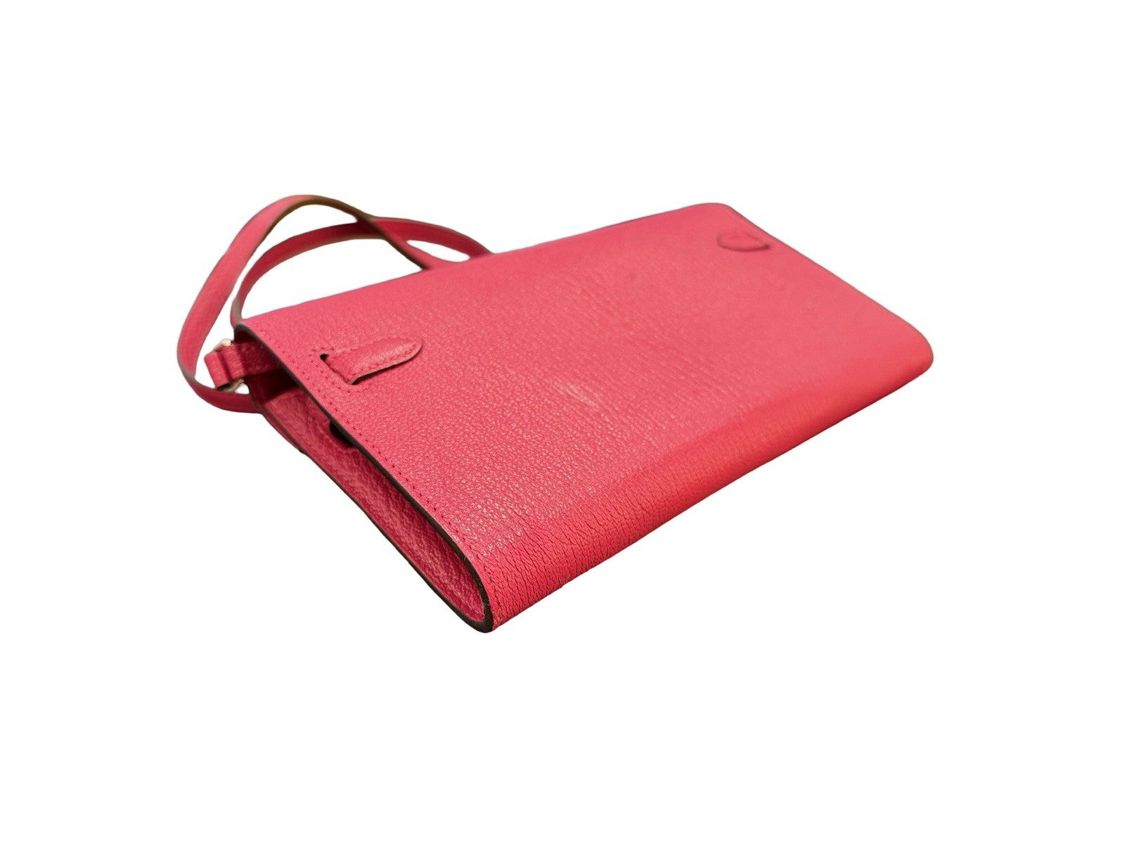 Hermès Kelly To Go Chevre Mysore Shoulder Bag Rose Mexico