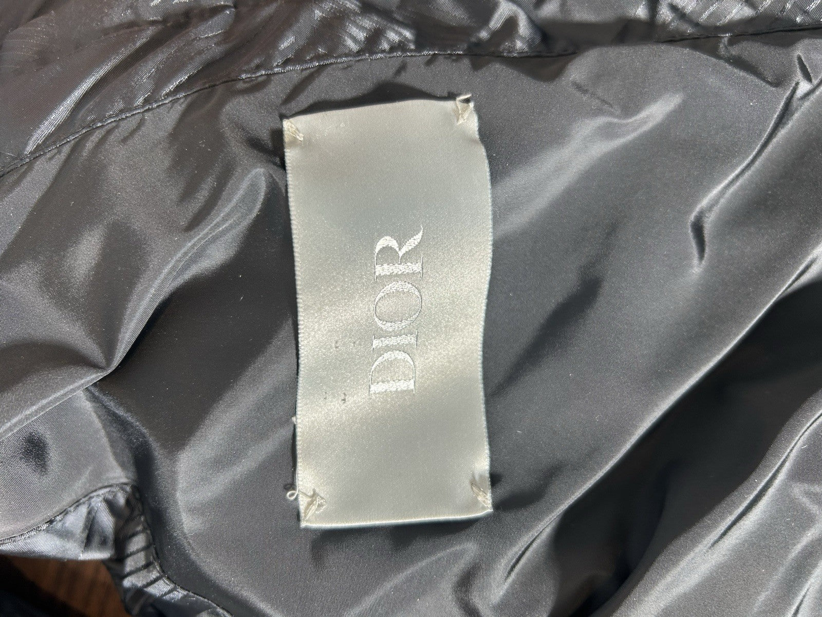 Dior Oblique Puffer Vest Homme Blue