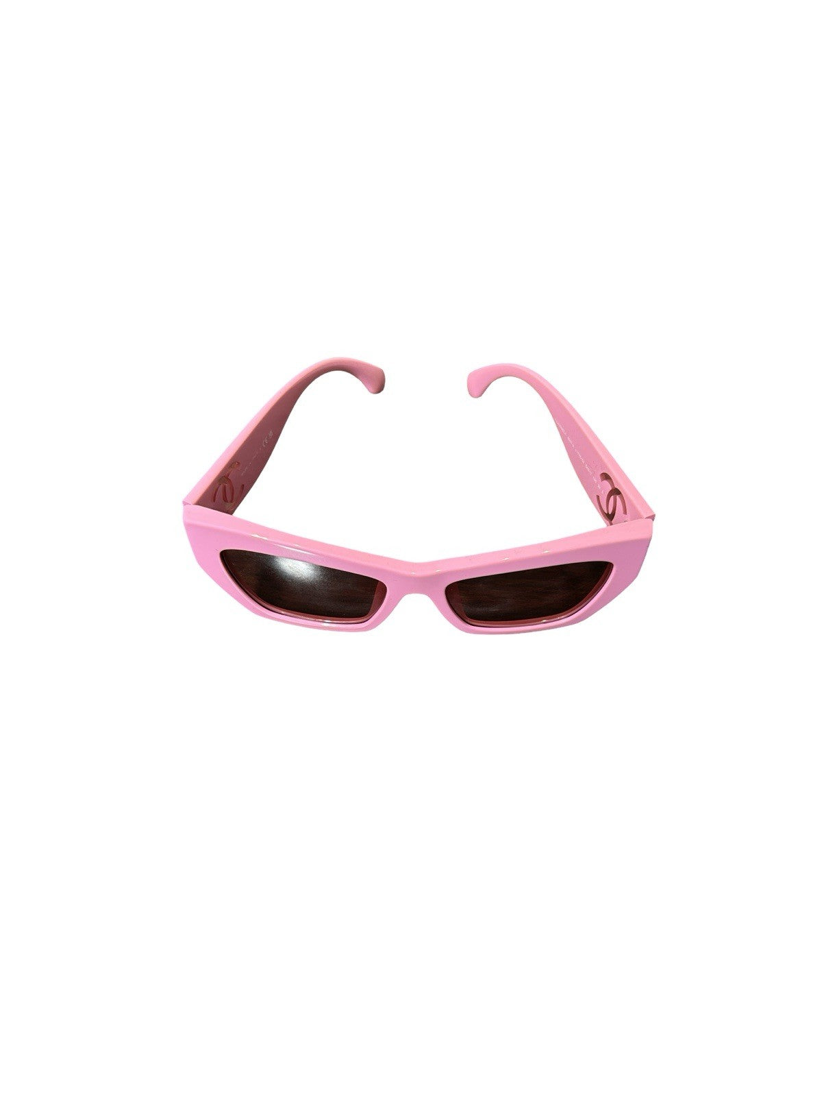 CHANEL Acetate Cat Eye Sunglasses  Pink