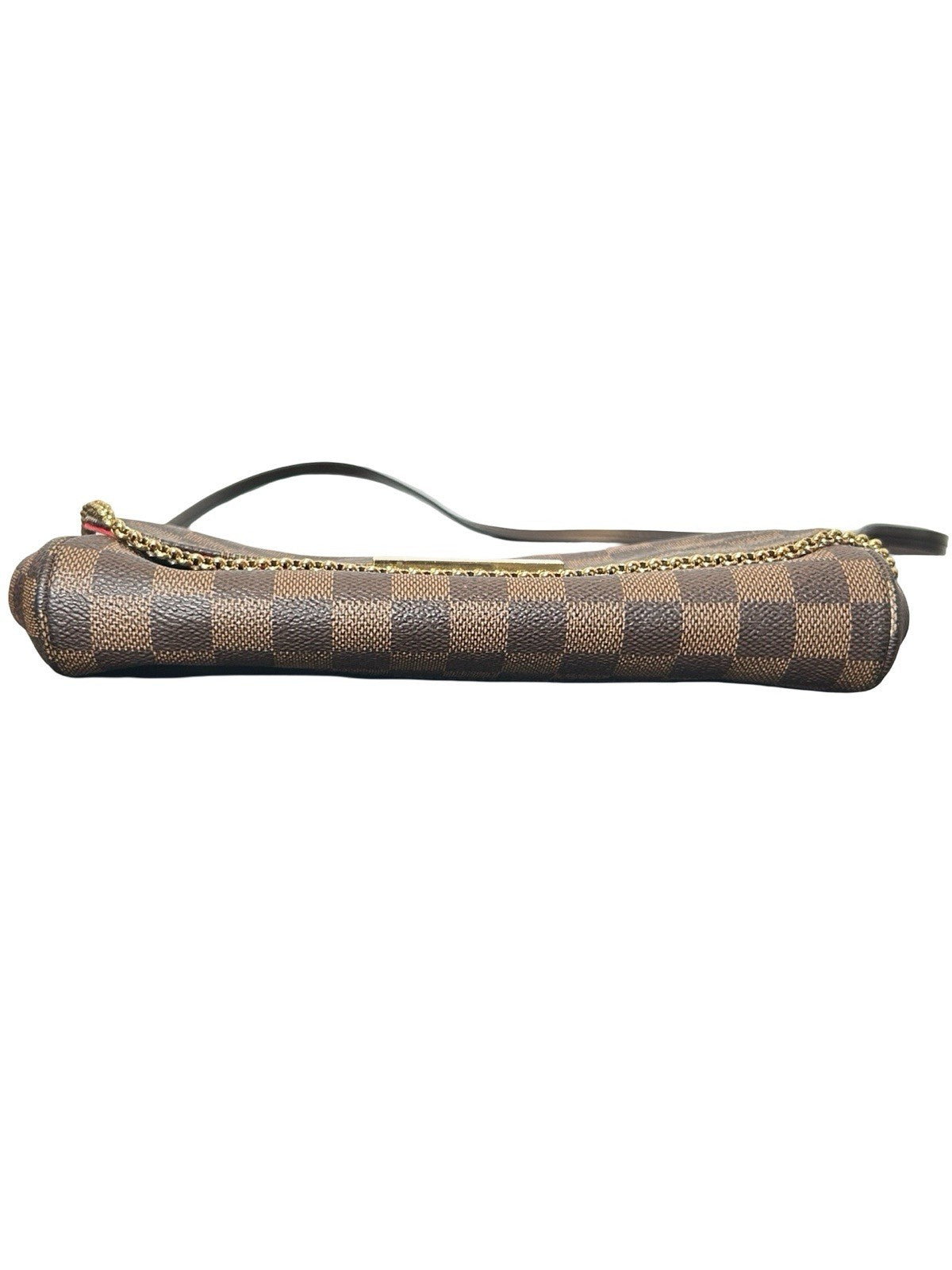 LOUIS VUITTON  Damier MM Favorite canvas Brown Shoulder Bag