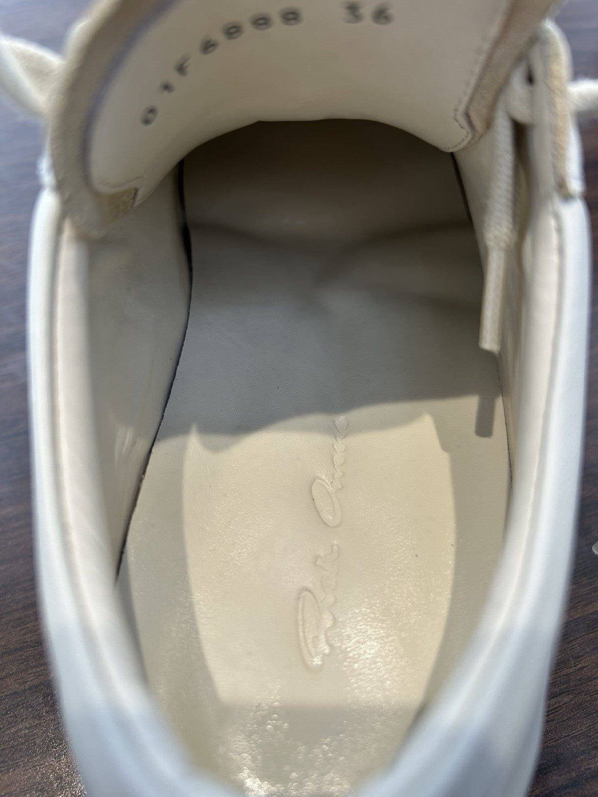 Rick Owens Vintage Lace-Up Sneakers Size Us 5.5-6W Or Eu 36