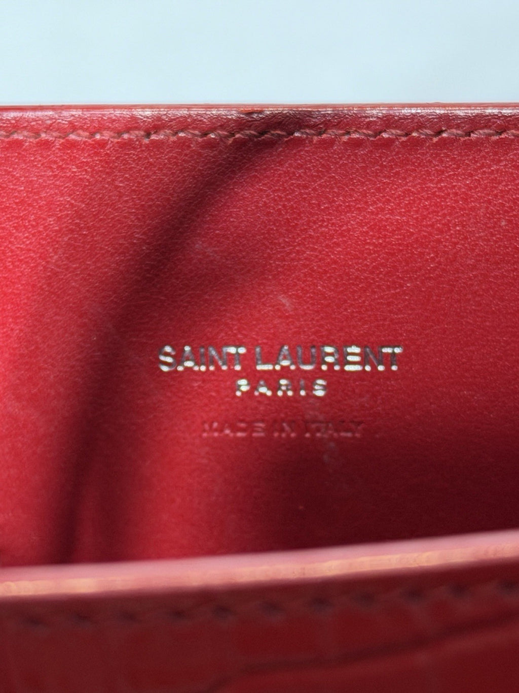 Saint Laurent YSL Sac De Jour Nano Crocodile Leather 