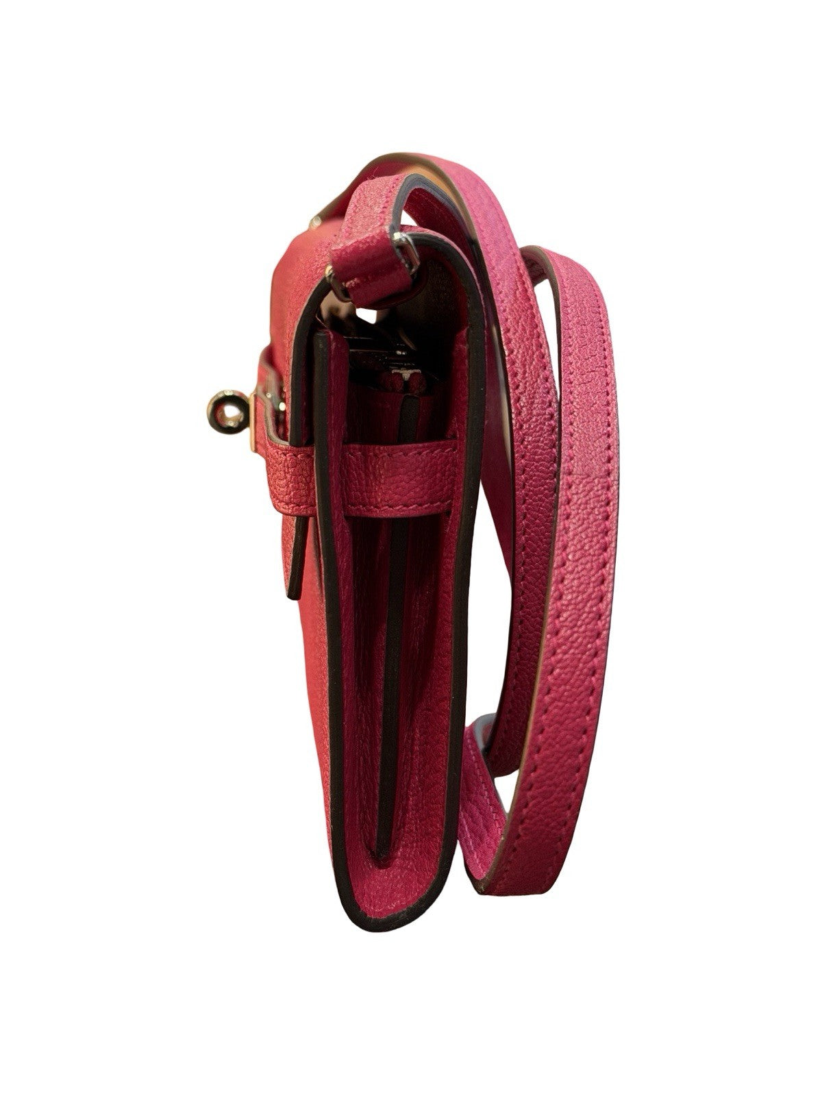 Hermès Kelly To Go Chevre Mysore Shoulder Bag Rose Mexico